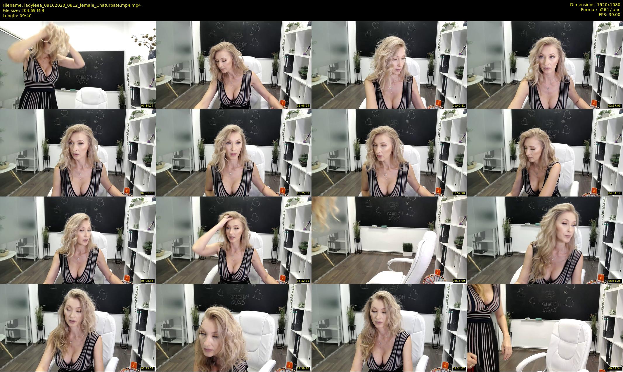 ladyleea — 10 minute Chaturbate female cam show recording, 1080p, Oct 9, 2020