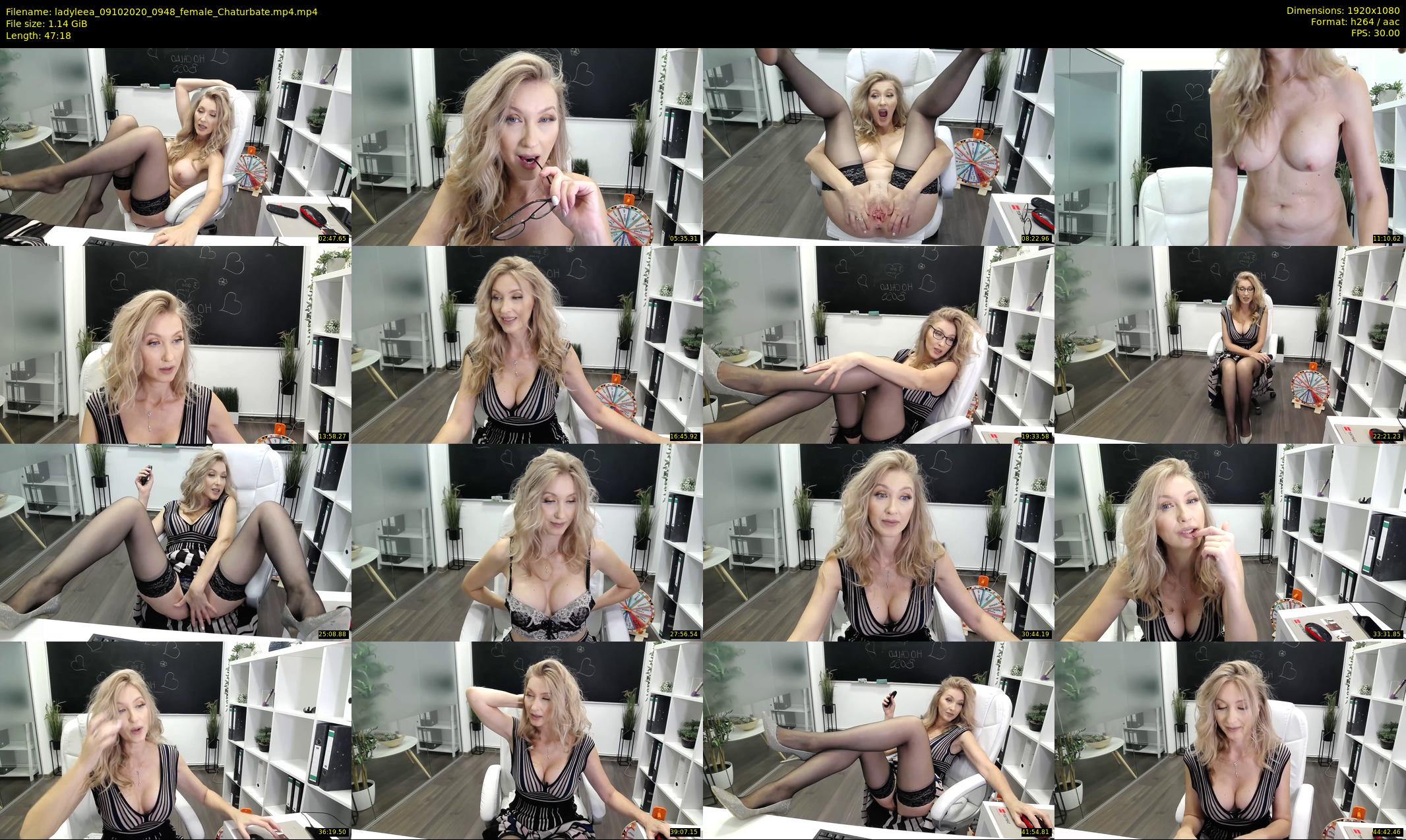 ladyleea — 48 minute Chaturbate female cam show recording, 1080p, Oct 9, 2020