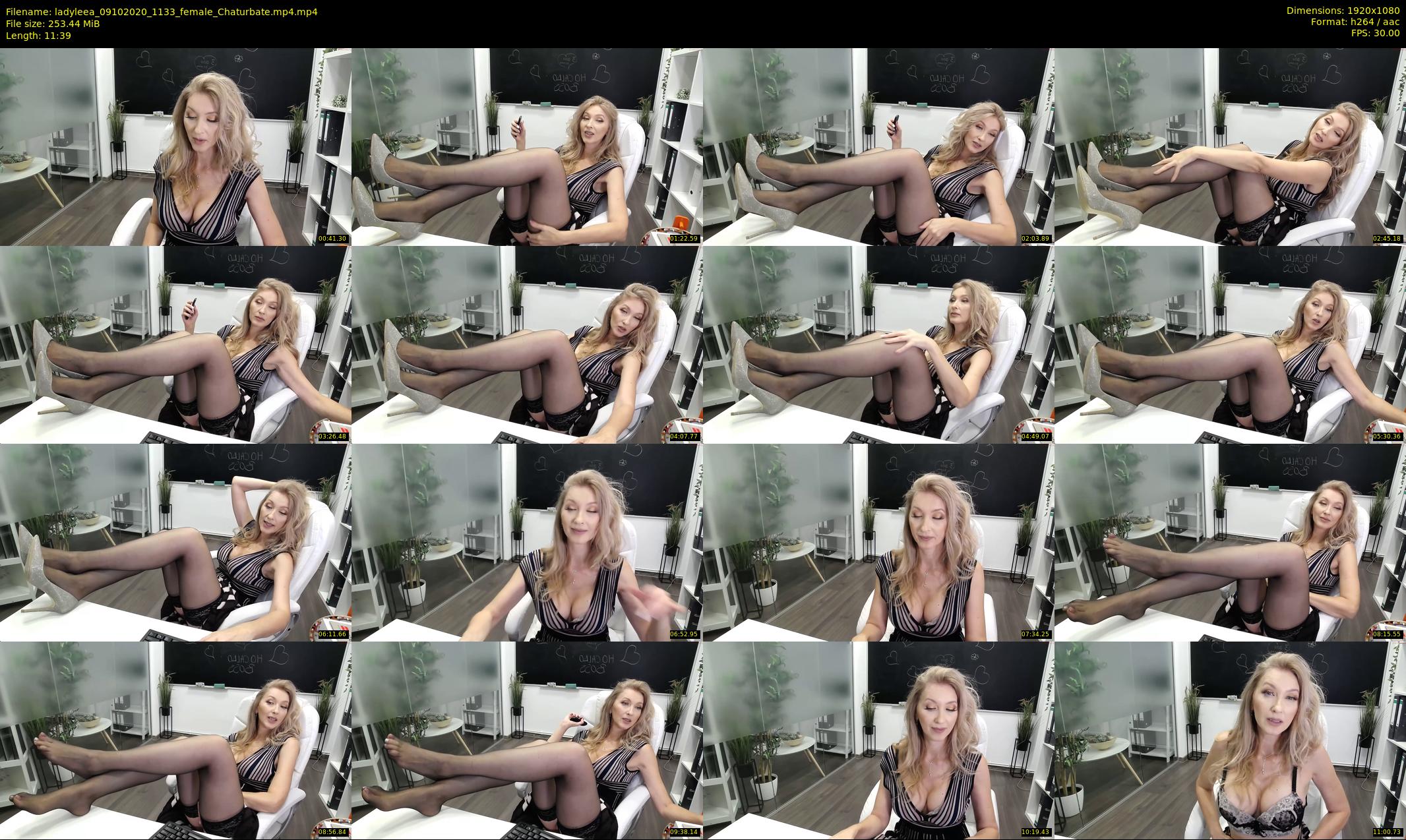 ladyleea — 12 minute Chaturbate female cam show recording, 1080p, Oct 9, 2020