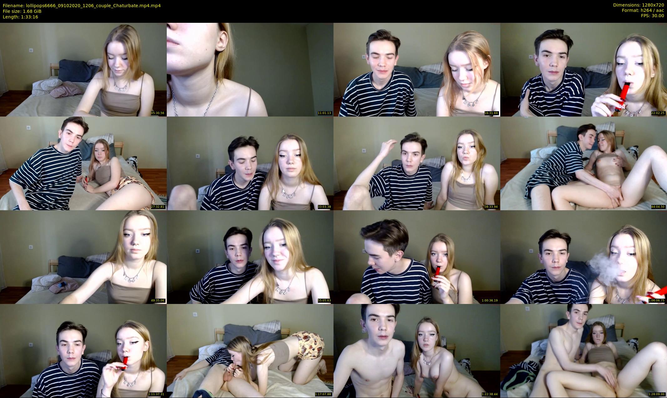 lollipops6666 — 94 minute Chaturbate couple cam show recording, 720p, Oct 9, 2020