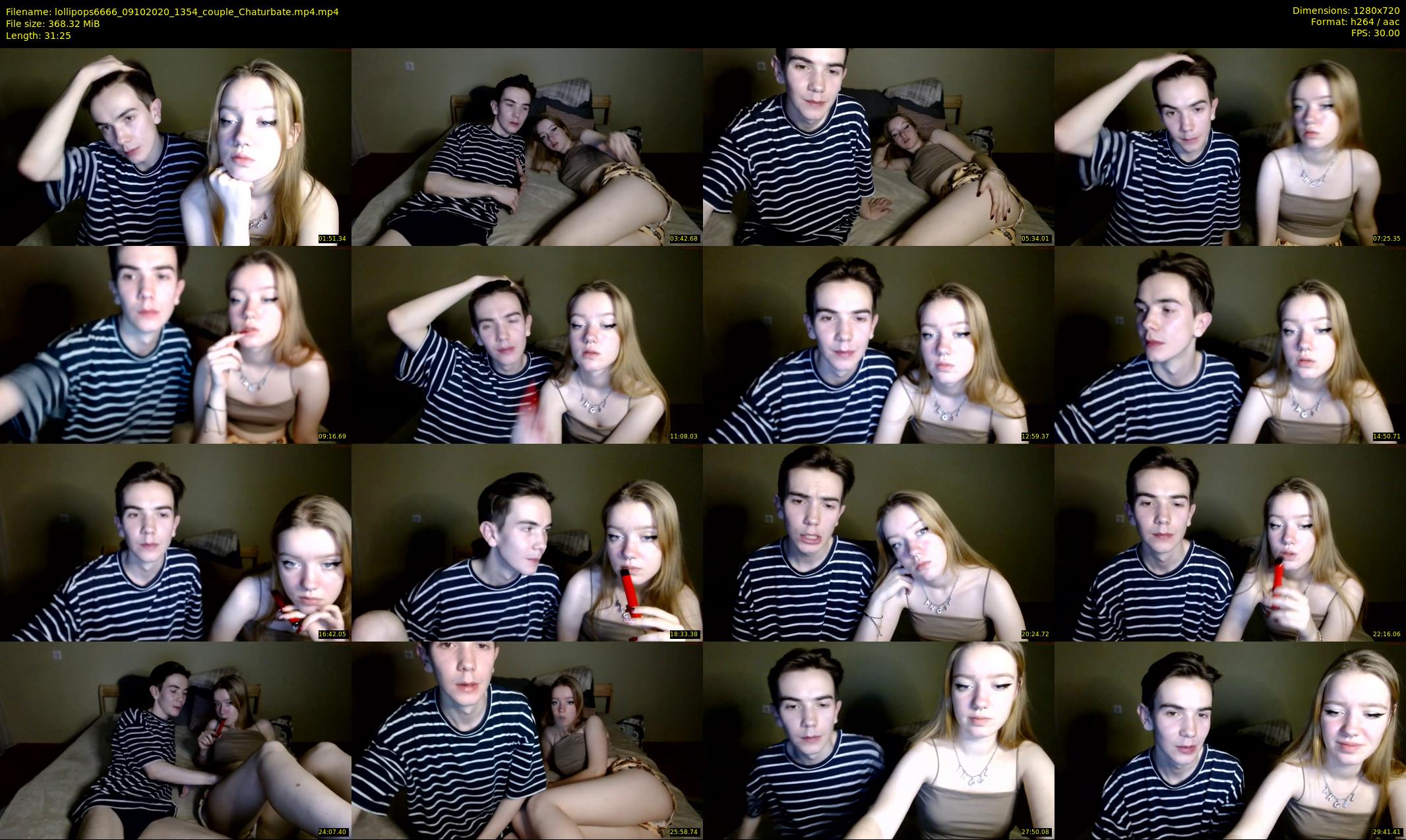 lollipops6666 — 32 minute Chaturbate couple cam show recording, 720p, Oct 9, 2020
