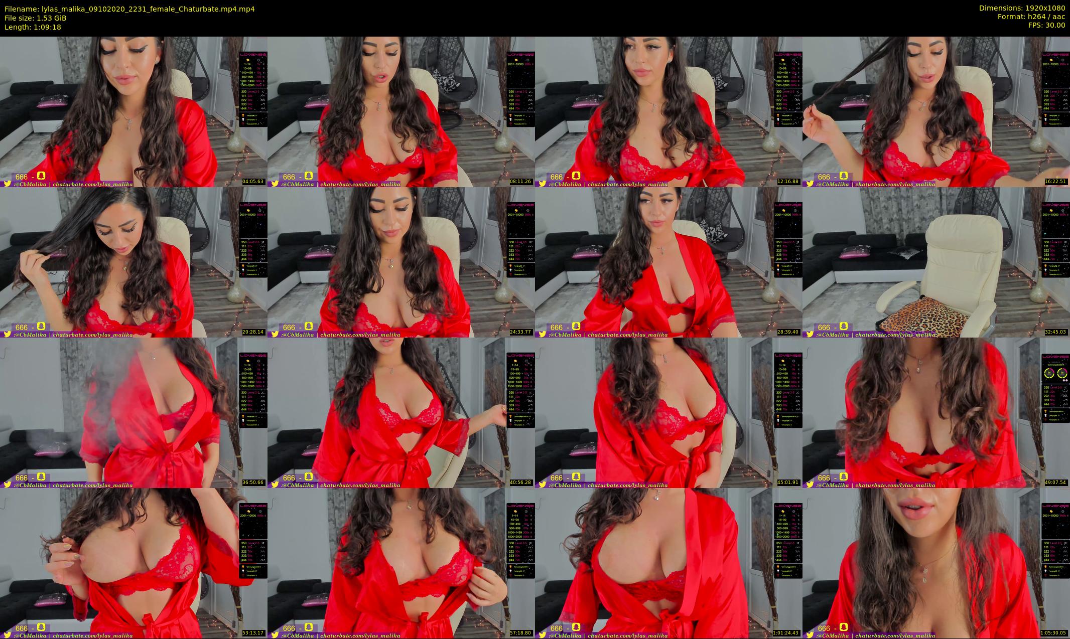 lylas_malika — 70 minute Chaturbate female cam show recording, 1080p, Oct 9, 2020