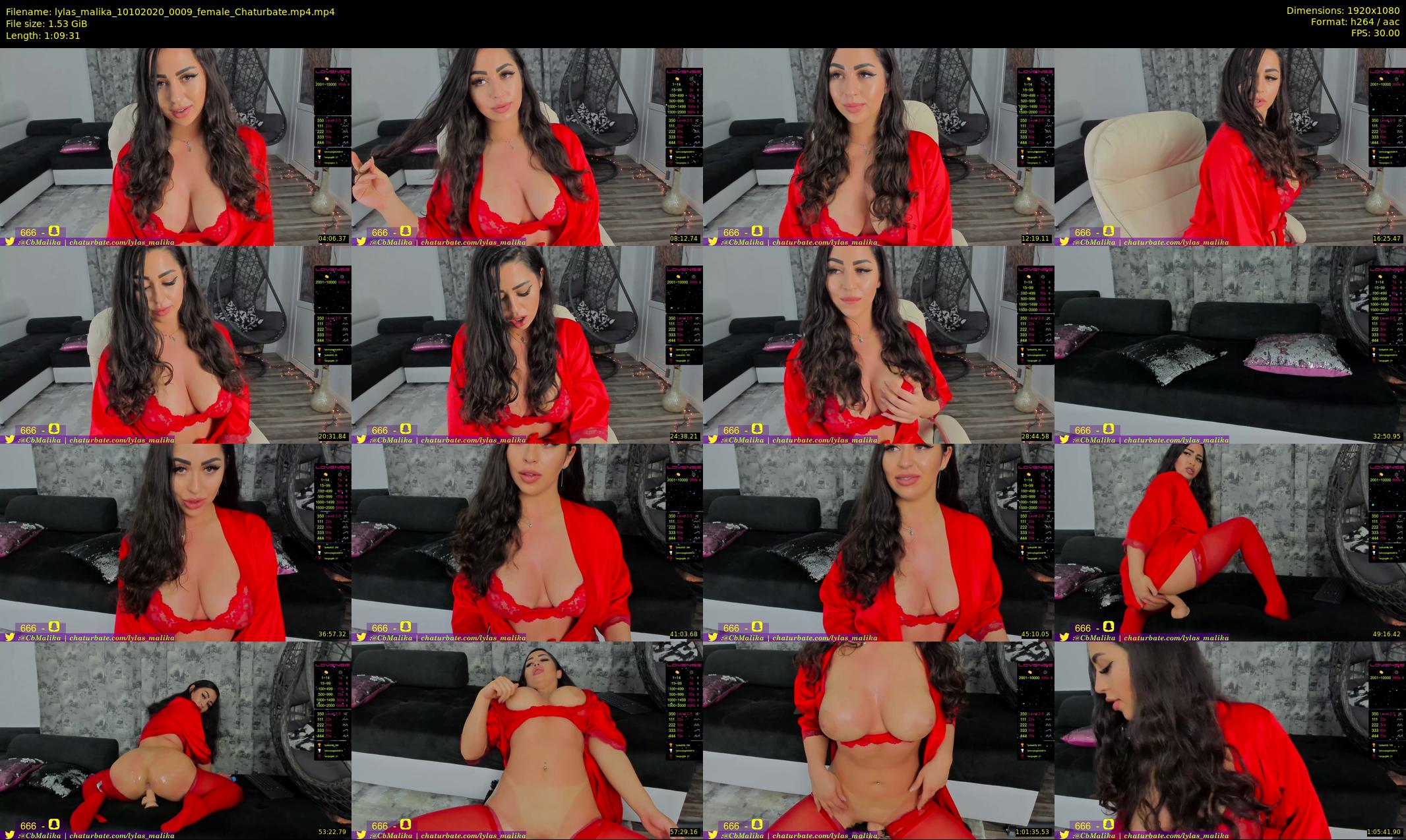 lylas_malika — 70 minute Chaturbate female cam show recording, 1080p, Oct 10, 2020