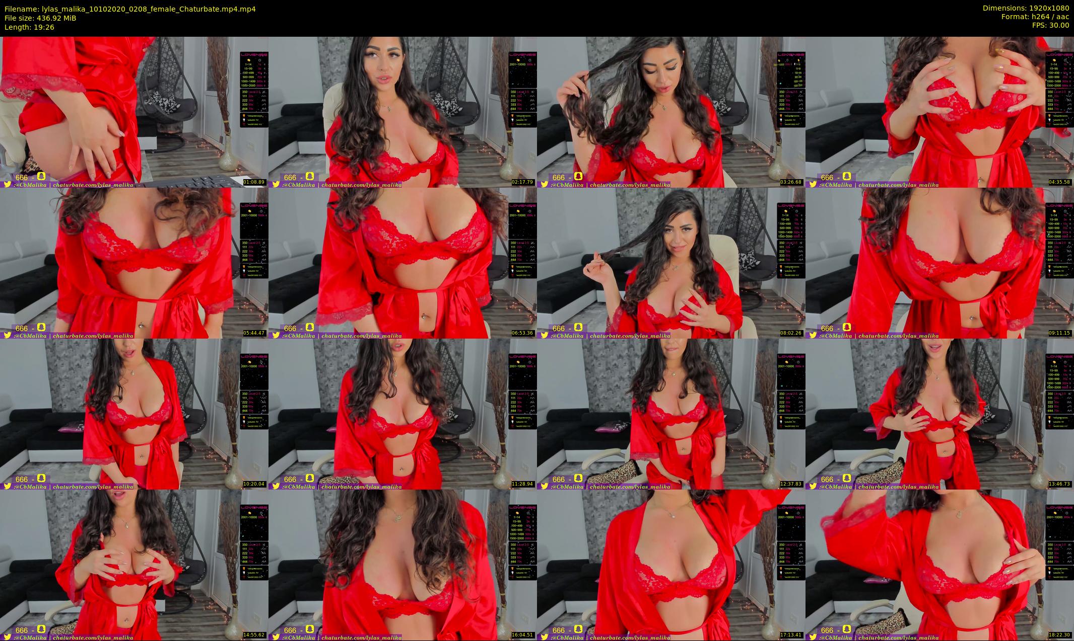 lylas_malika — 20 minute Chaturbate female cam show recording, 1080p, Oct 10, 2020