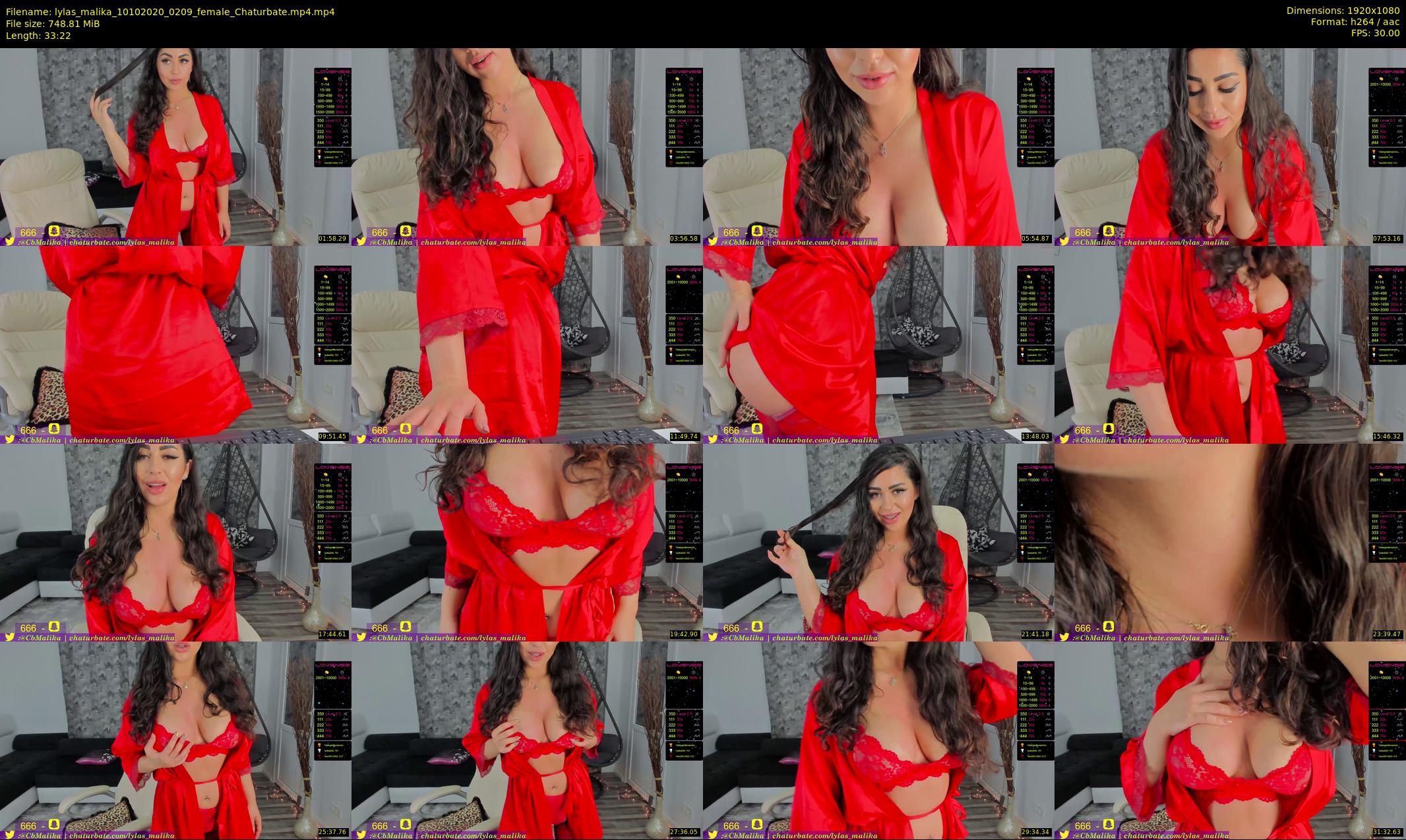 lylas_malika — 34 minute Chaturbate female cam show recording, 1080p, Oct 10, 2020