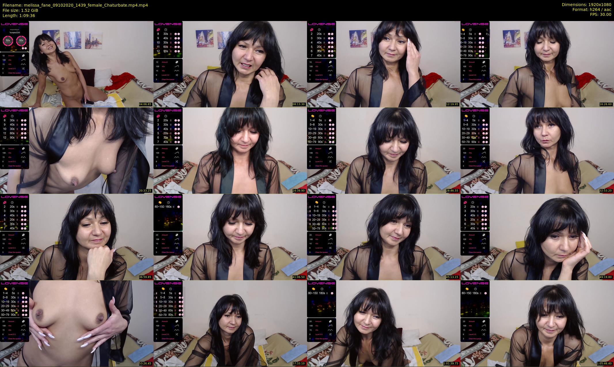melissa_fane — 70 minute Chaturbate female cam show recording, 1080p, Oct 9, 2020