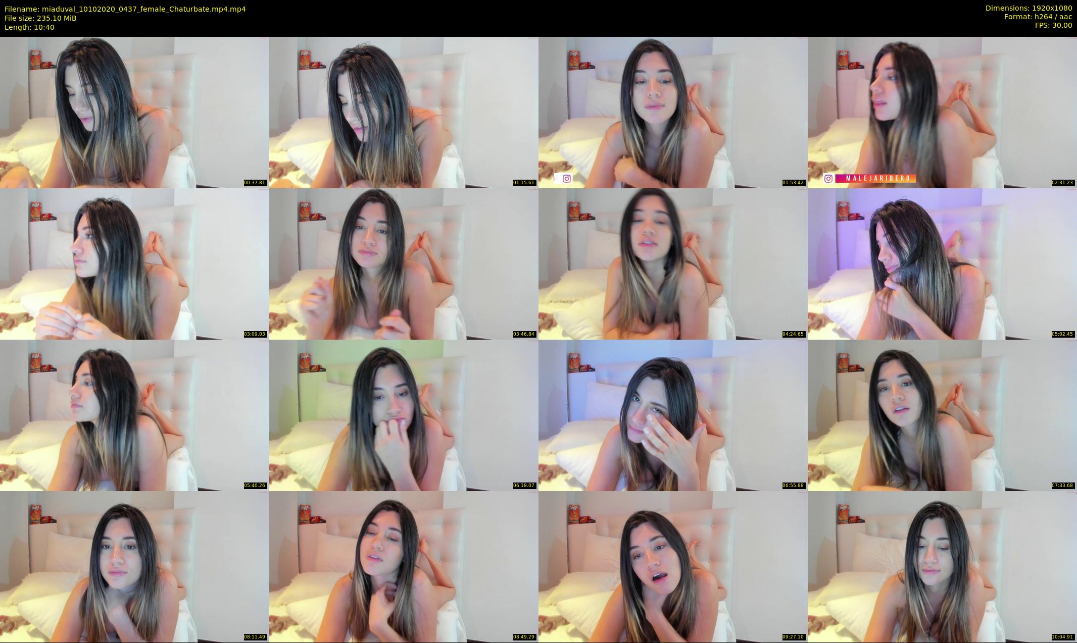 miaduval — 11 minute Chaturbate female cam show recording, 1080p, Oct 10, 2020