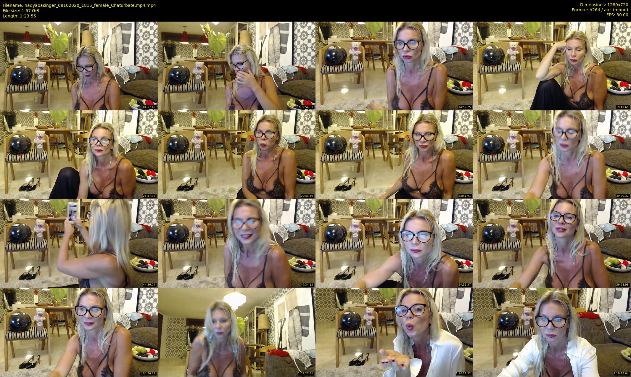 nadyabasinger — 84 minute Chaturbate female cam show recording, 720p, Oct 9, 2020