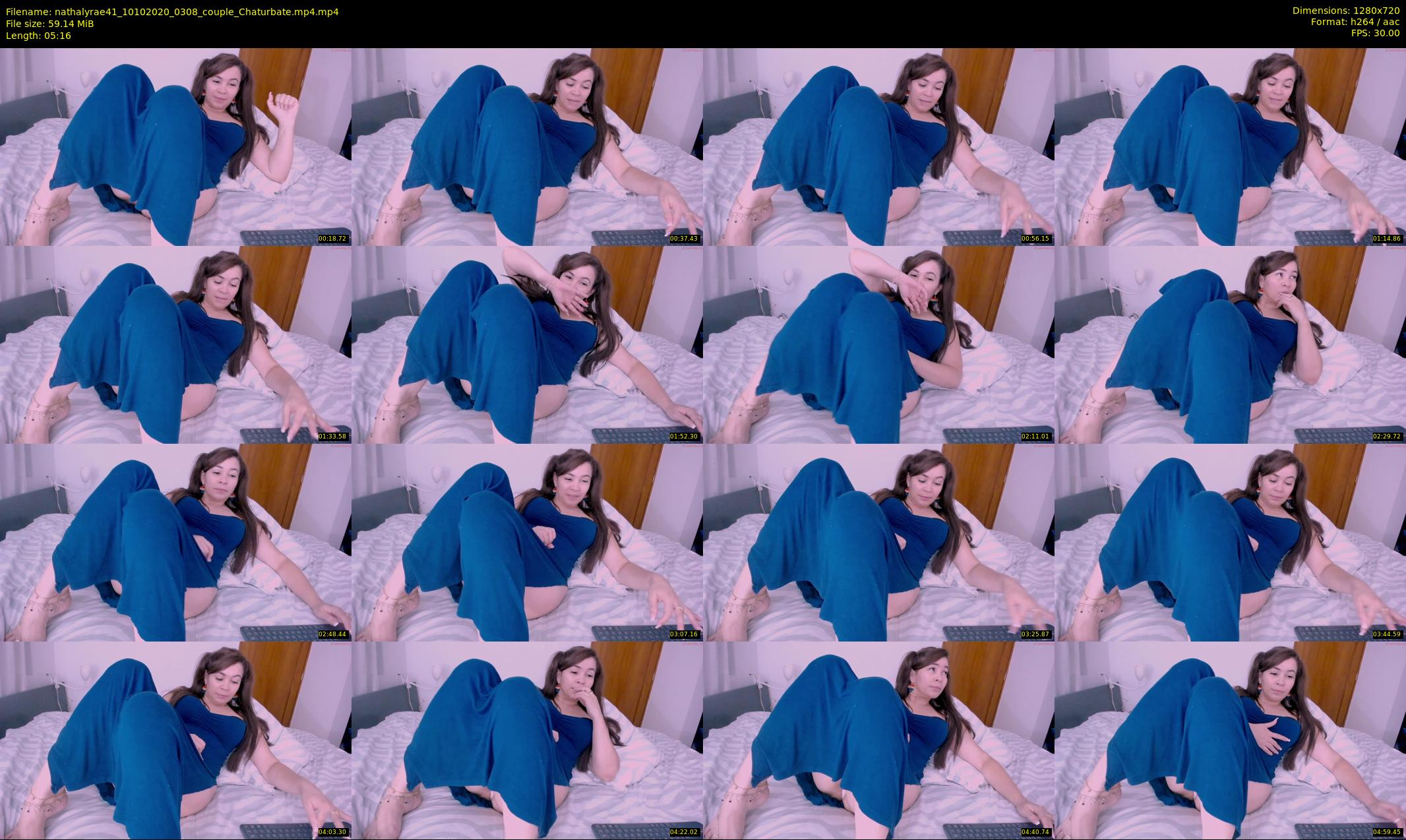nathalyrae41 — 6 minute Chaturbate female cam show recording, 720p, Oct 10, 2020