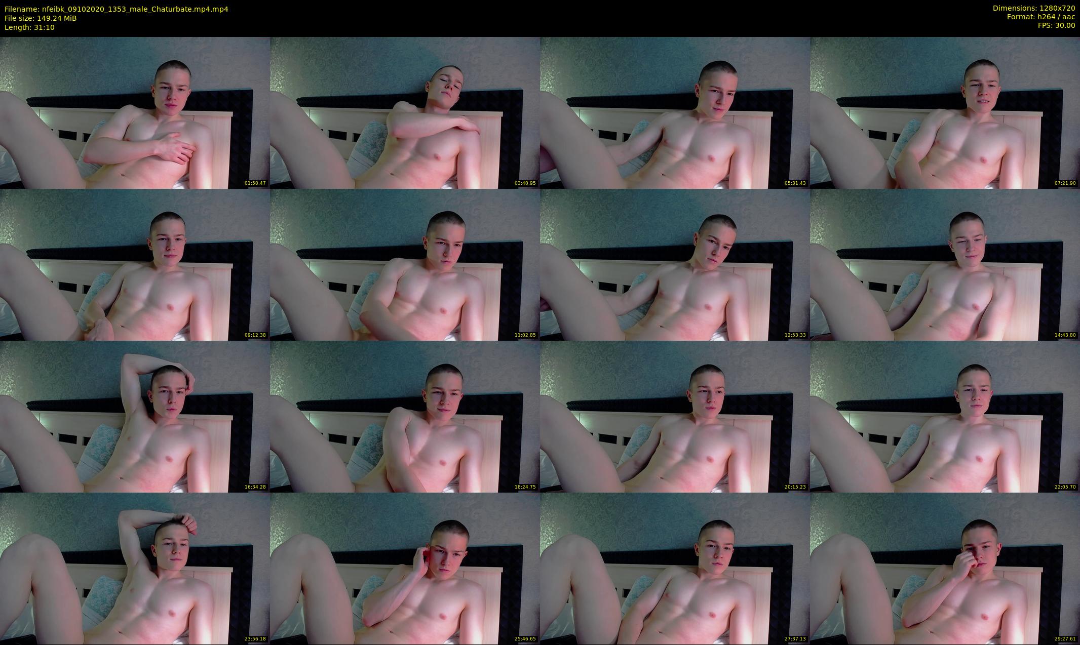 nfeibk — 32 minute Chaturbate male cam show recording, 720p, Oct 9, 2020