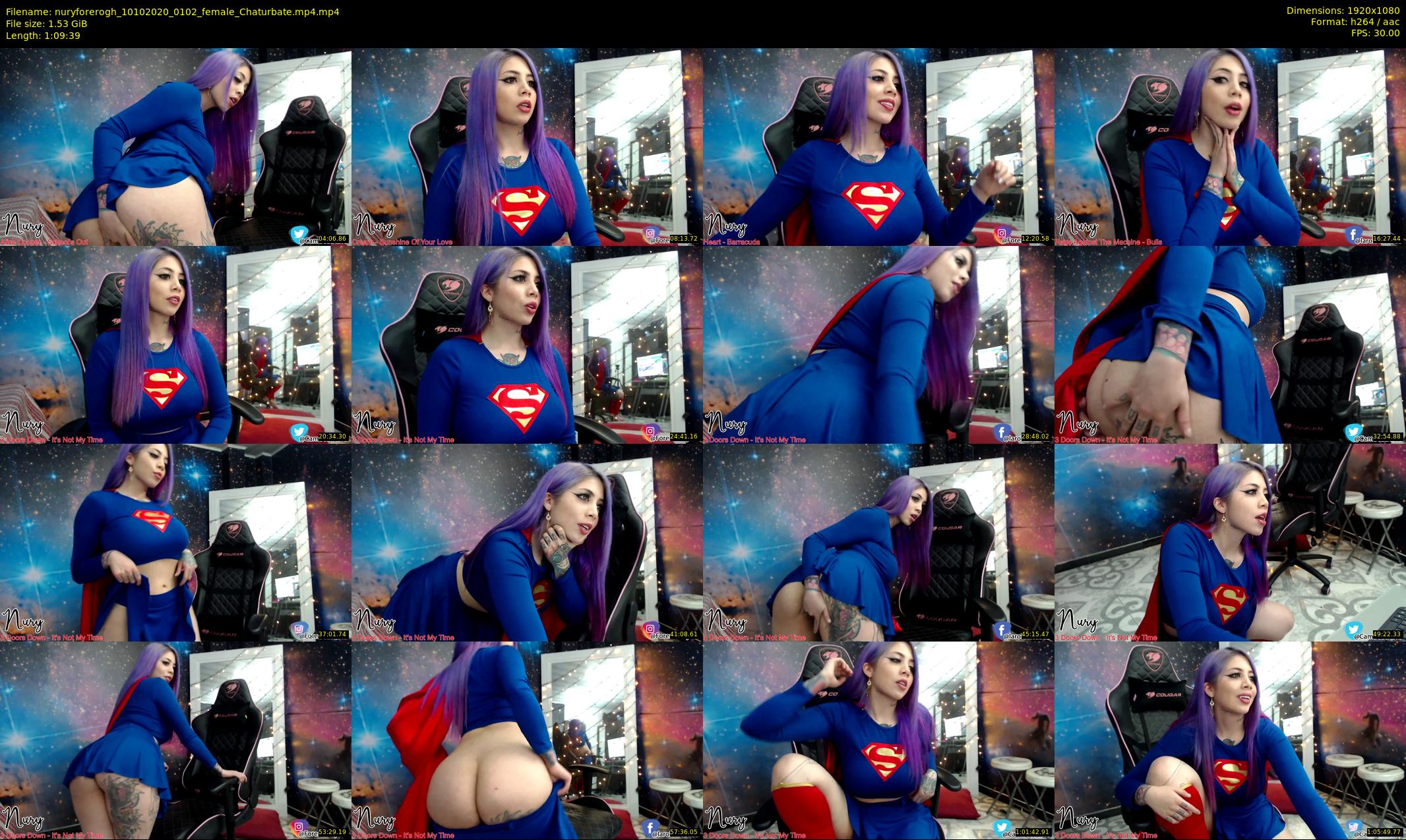 nuryforerogh — 70 minute Chaturbate female cam show recording, 1080p, Oct 10, 2020