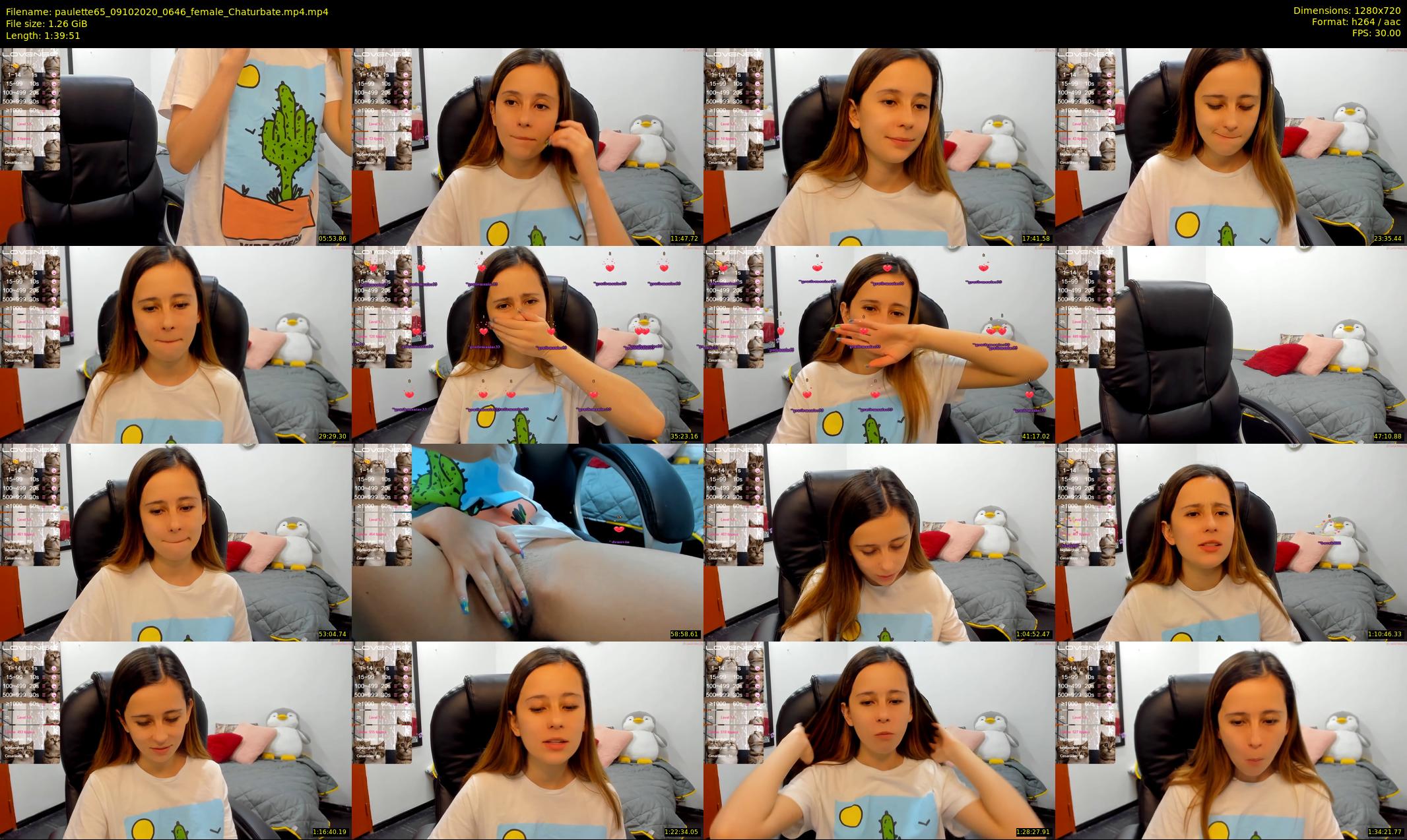 paulette65 — 100 minute Chaturbate female cam show recording, 720p, Oct 9, 2020