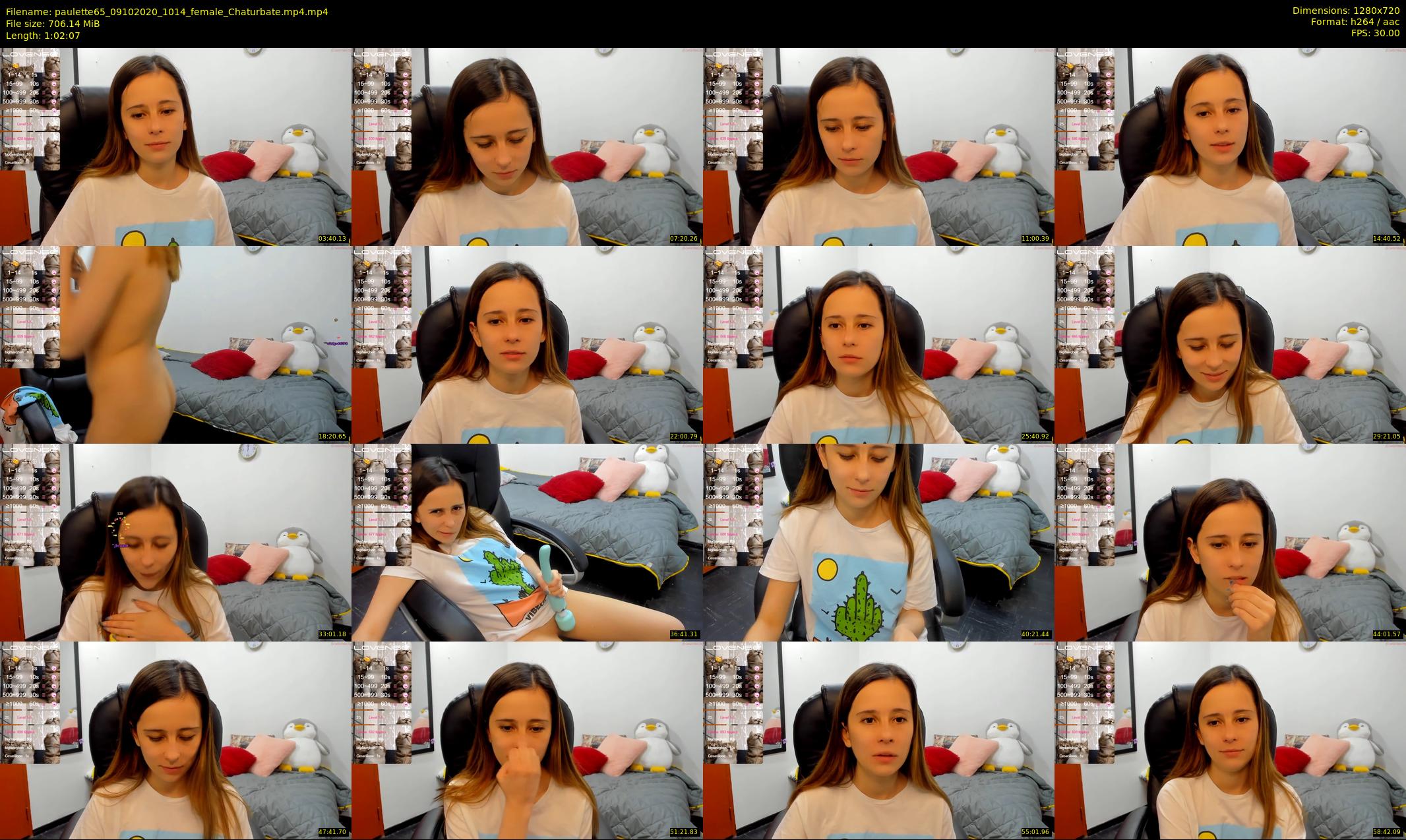 paulette65 — 63 minute Chaturbate female cam show recording, 720p, Oct 9, 2020