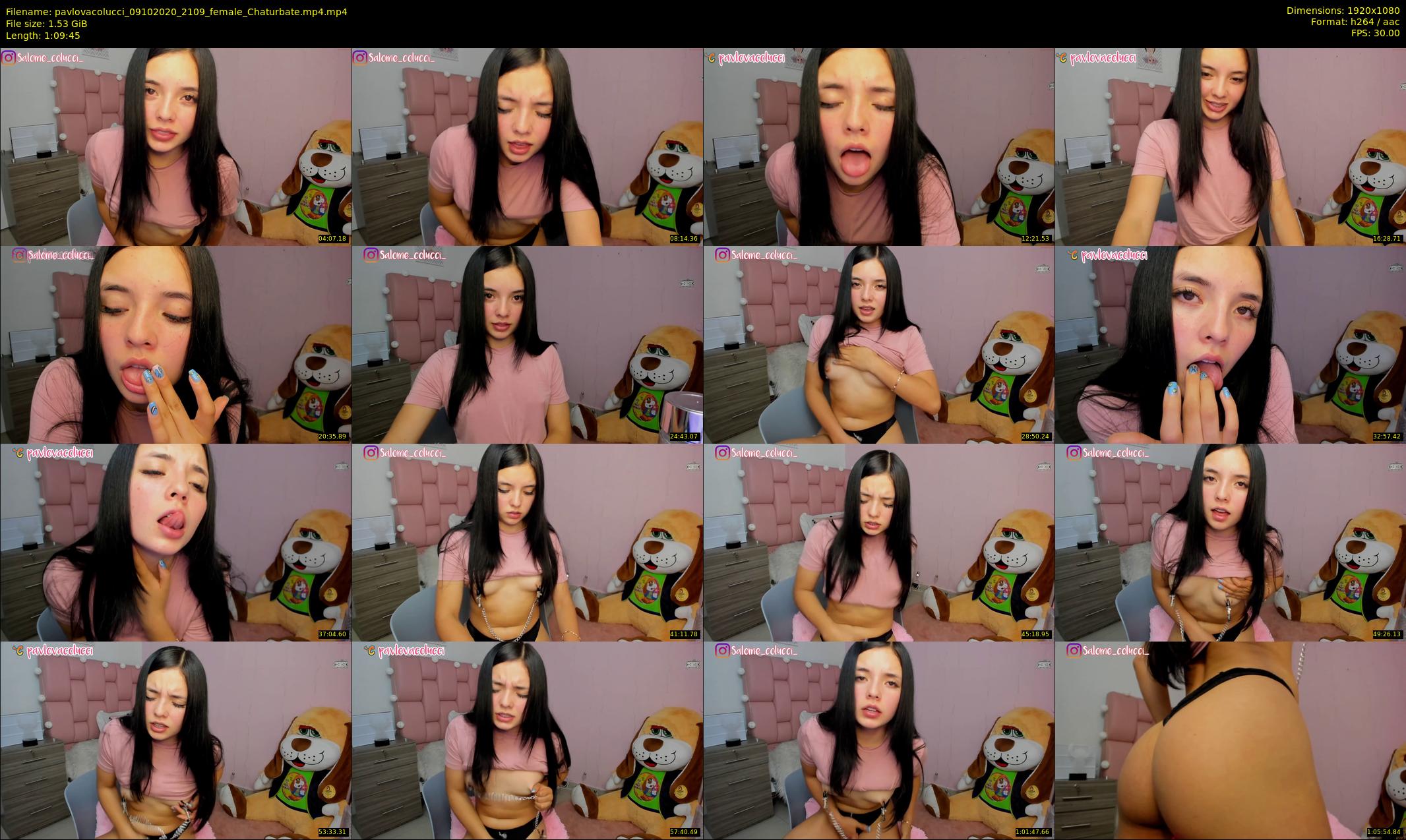 pavlovacolucci — 70 minute Chaturbate female cam show recording, 1080p, Oct 9, 2020