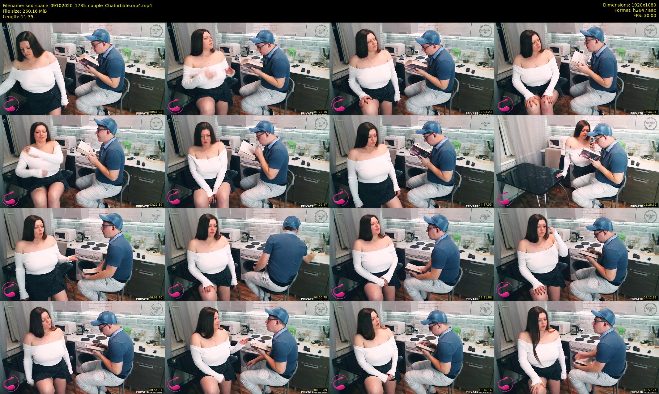 sex_space — 12 minute Chaturbate couple cam show recording, 1080p, Oct 9, 2020