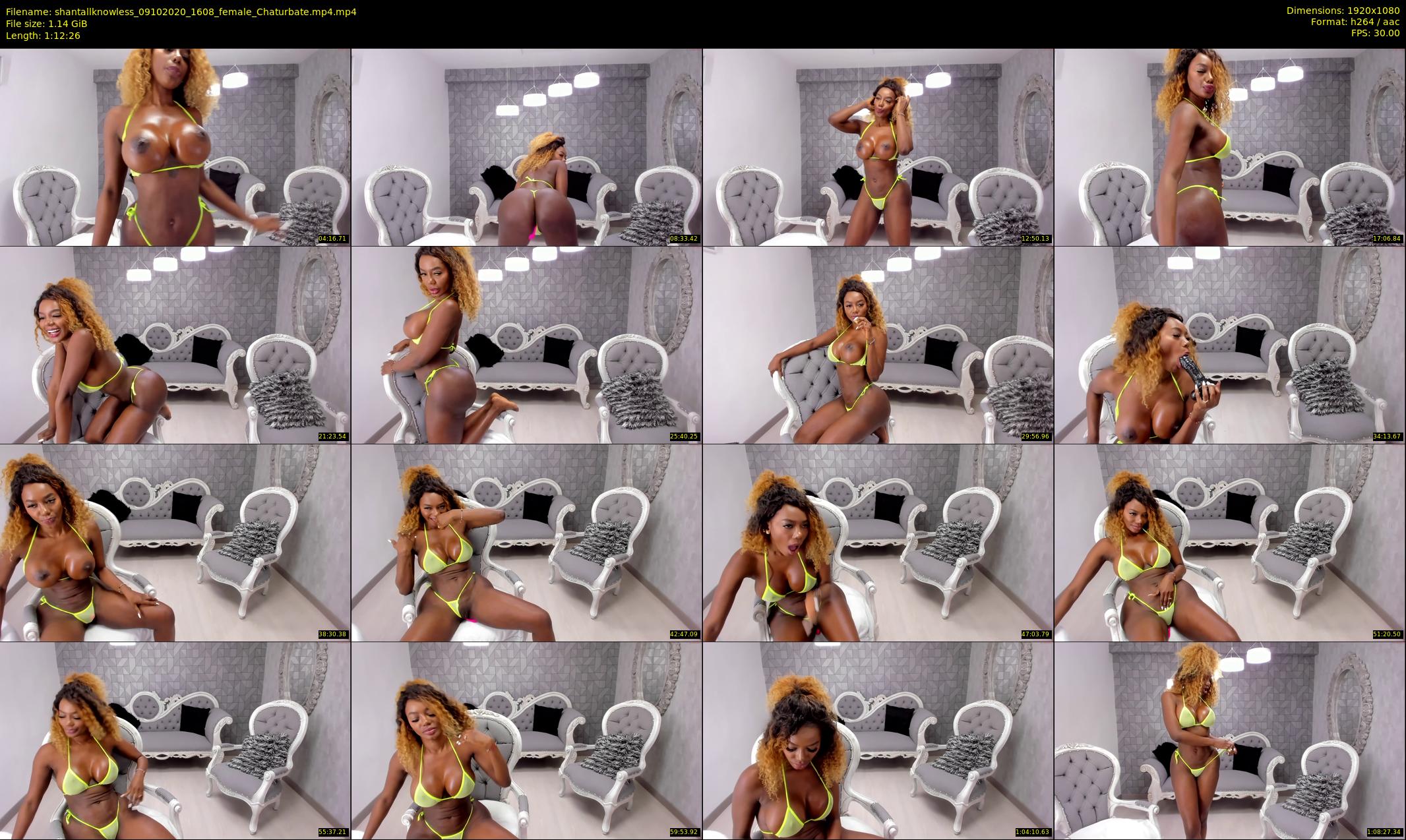 shantallknowless — 73 minute Chaturbate female cam show recording, 1080p, Oct 9, 2020