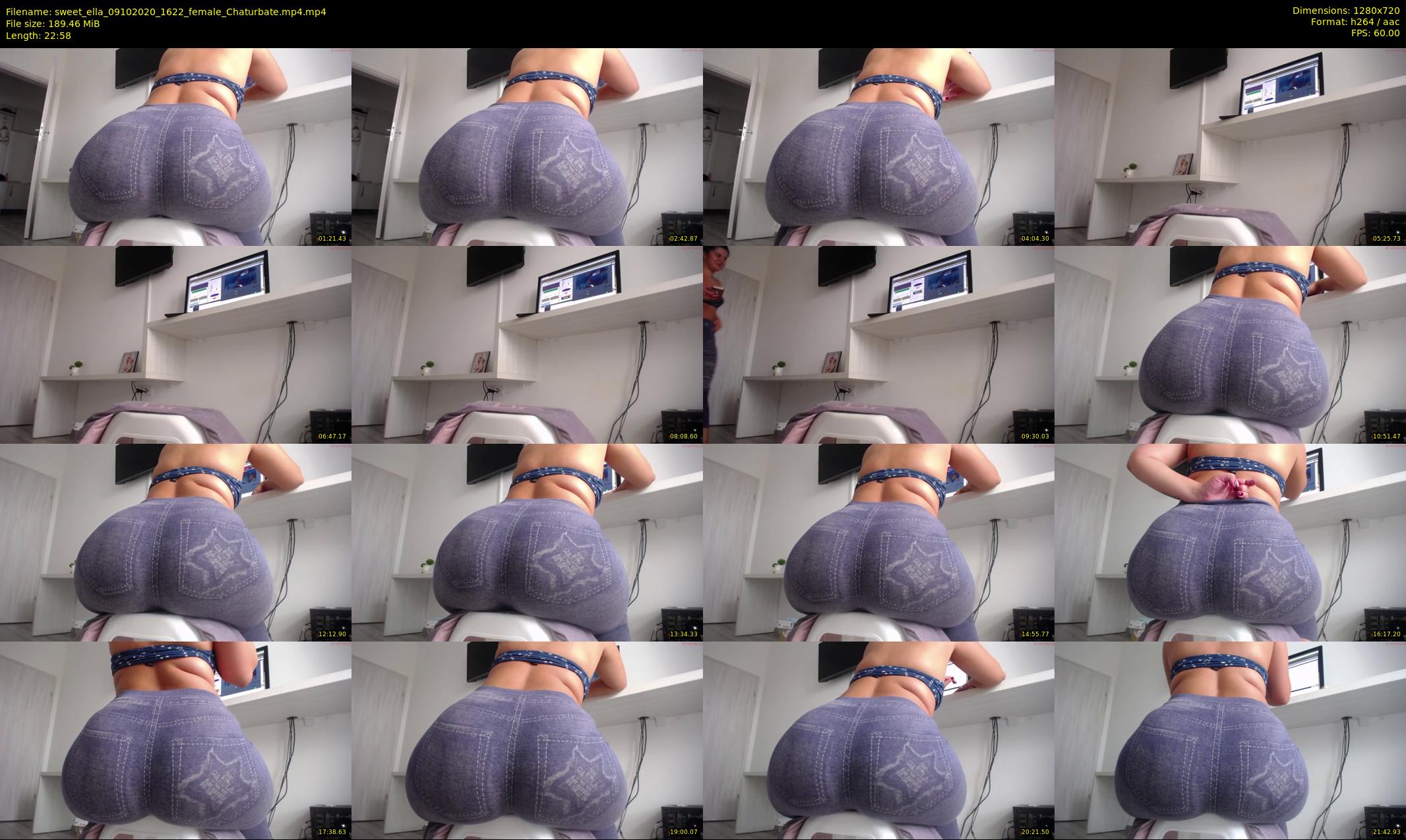 sweet_ella — 23 minute Chaturbate female cam show recording, 720p, Oct 9, 2020