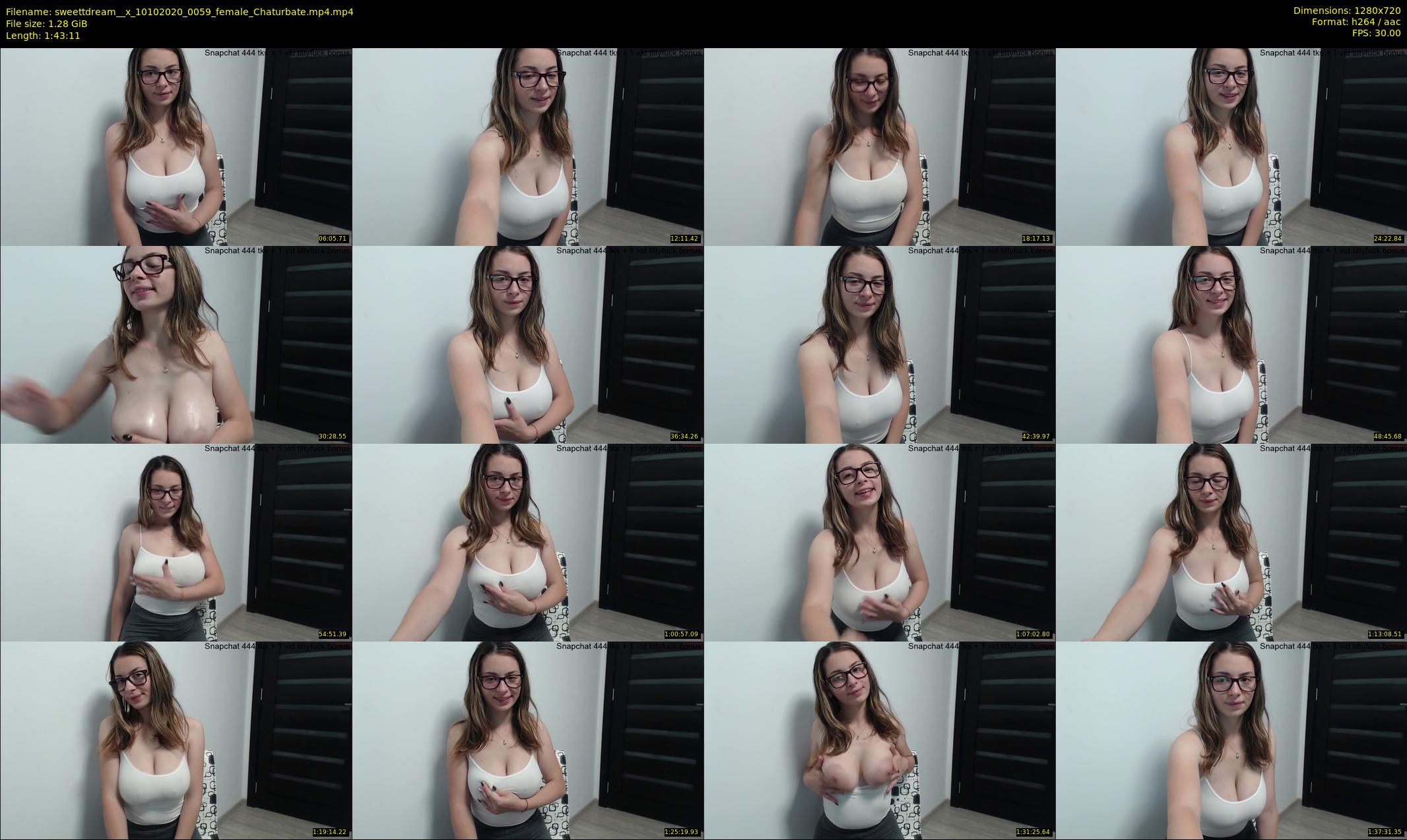 sweettdream__x — 104 minute Chaturbate female cam show recording, 720p, Oct 10, 2020