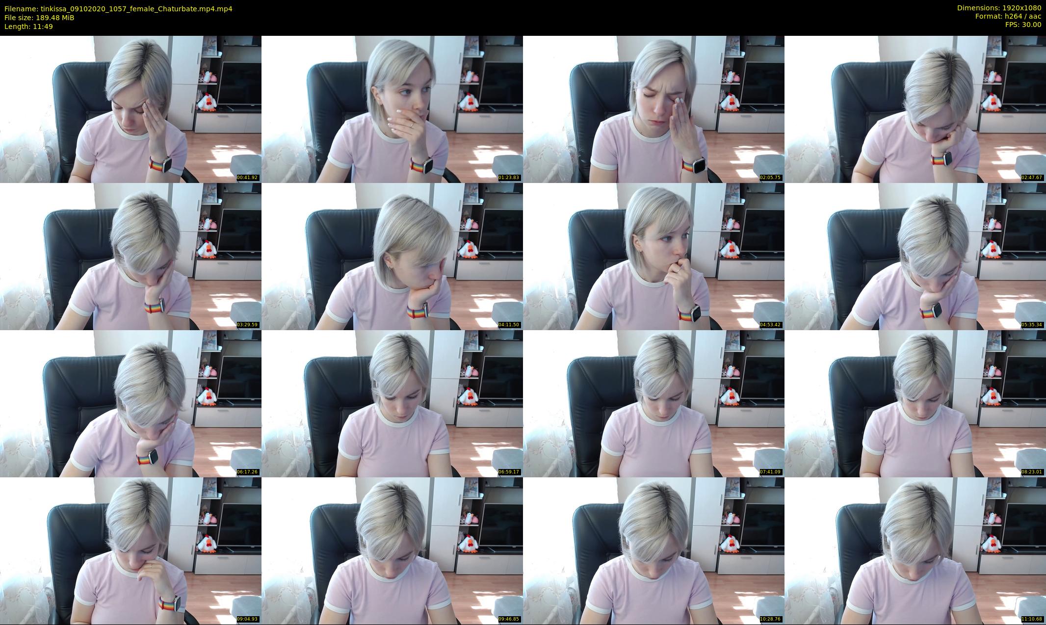 tinkissa — 12 minute Chaturbate couple cam show recording, 1080p, Oct 9, 2020