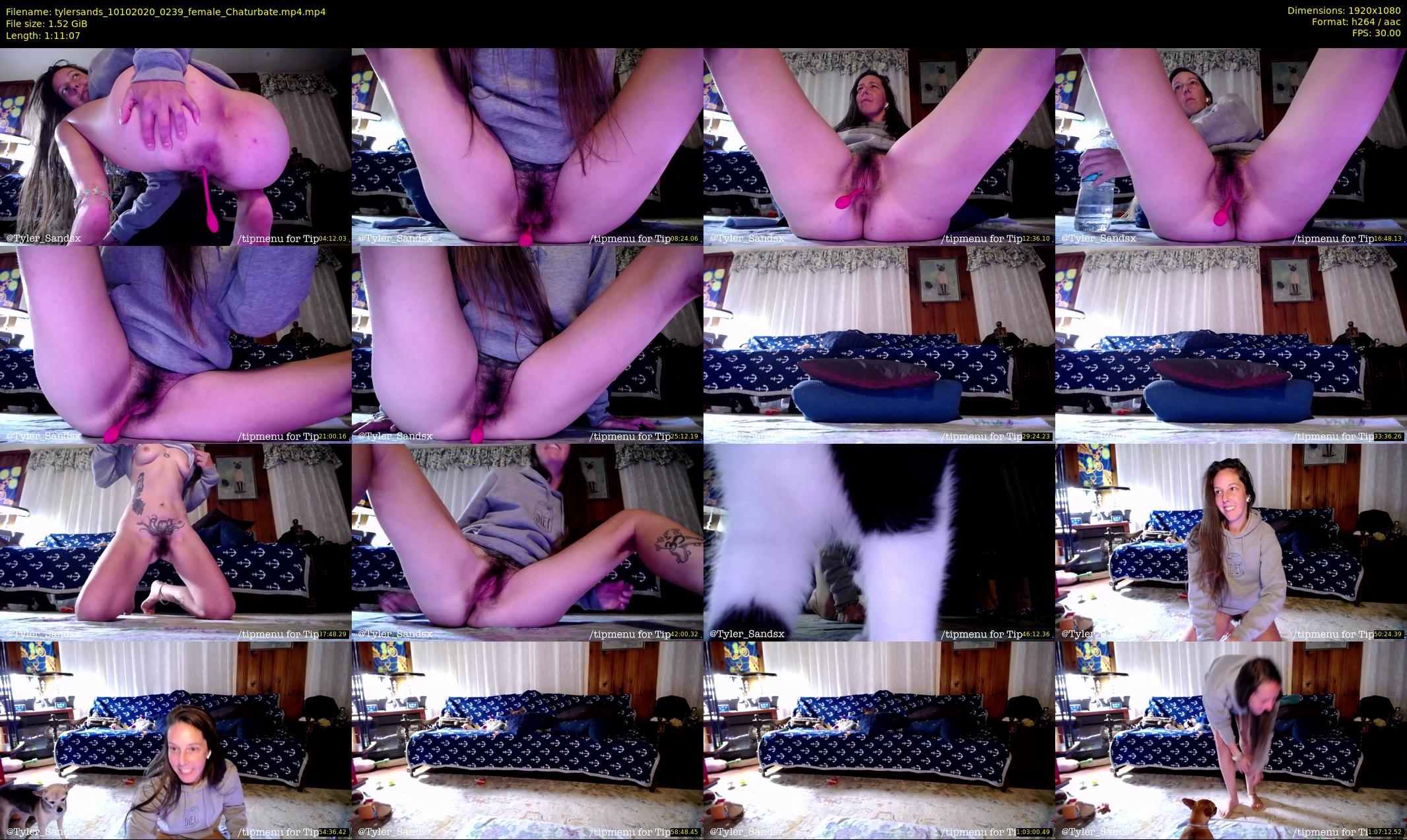 tylersands — 72 minute Chaturbate female cam show recording, 1080p, Oct 10, 2020