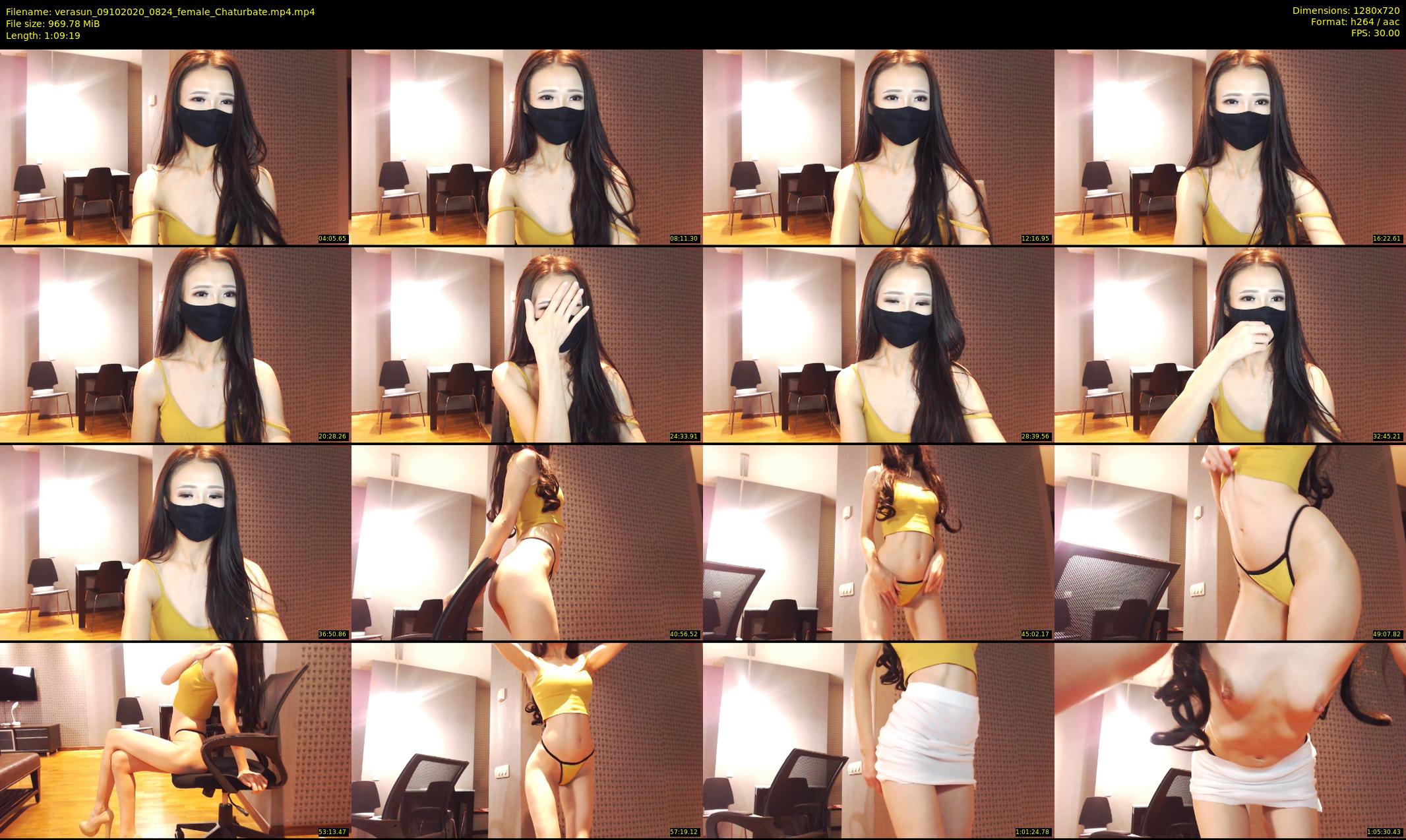verasun — 70 minute Chaturbate female cam show recording, 720p, Oct 9, 2020
