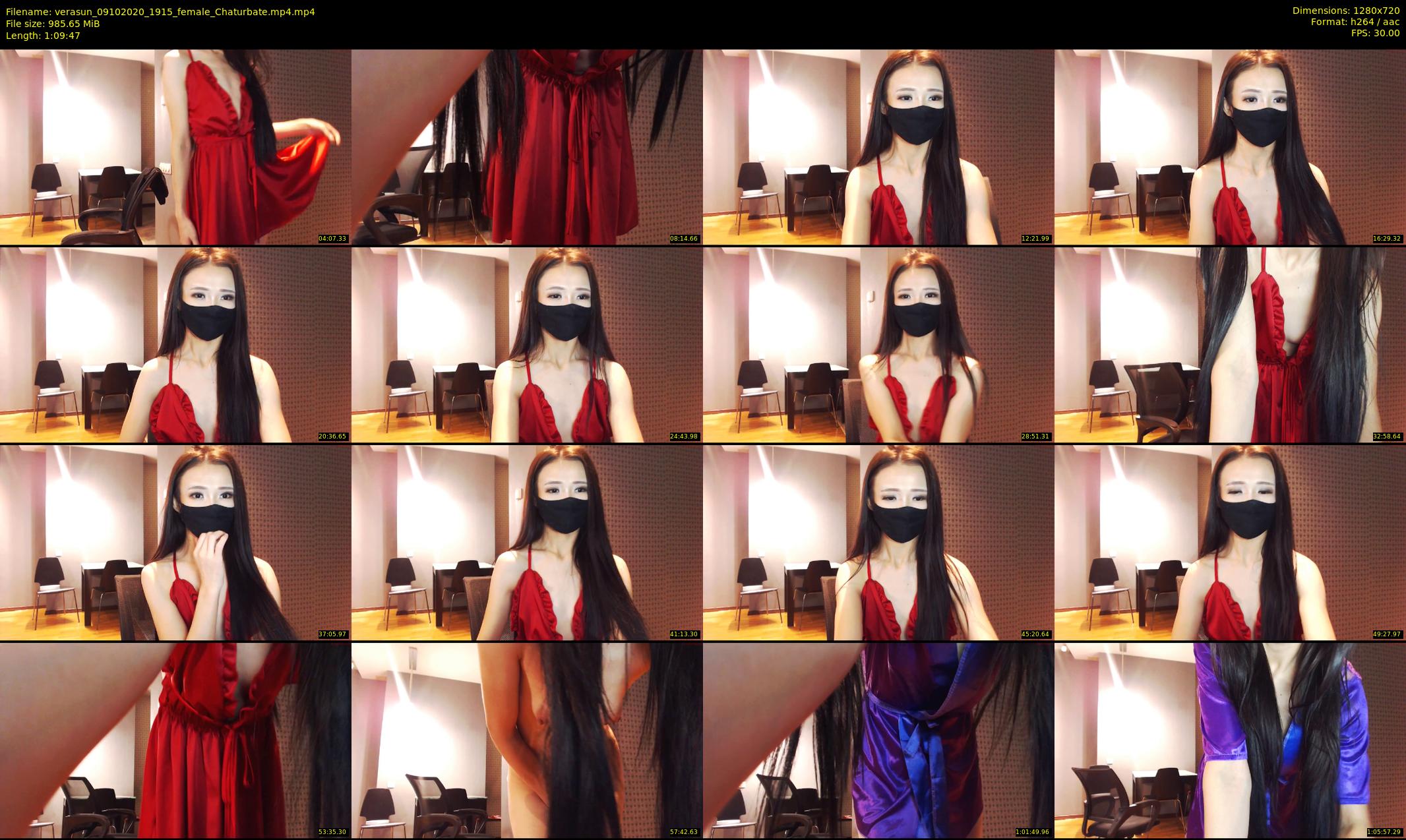 verasun — 70 minute Chaturbate female cam show recording, 720p, Oct 9, 2020