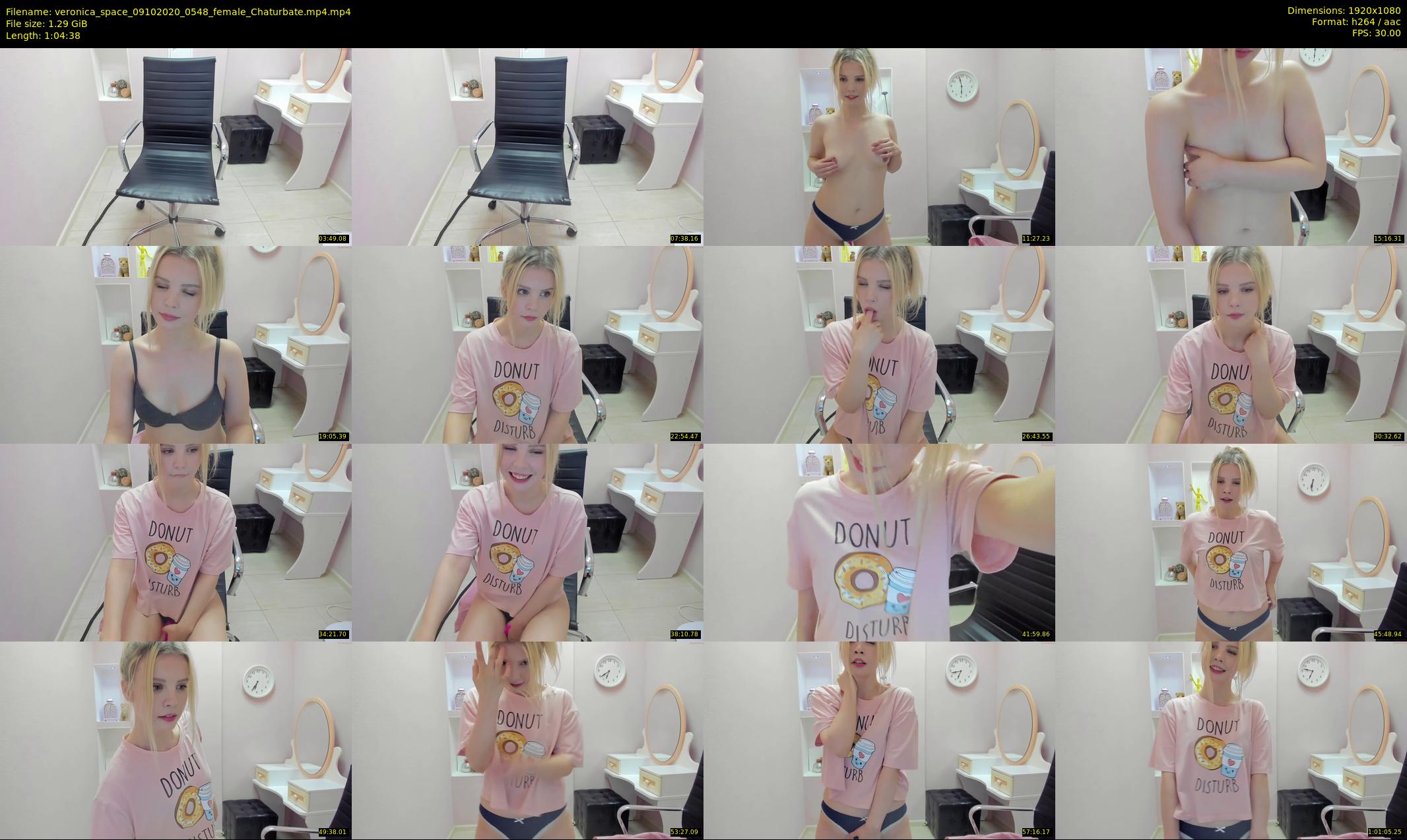 veronica_space — 65 minute Chaturbate female cam show recording, 1080p, Oct 9, 2020