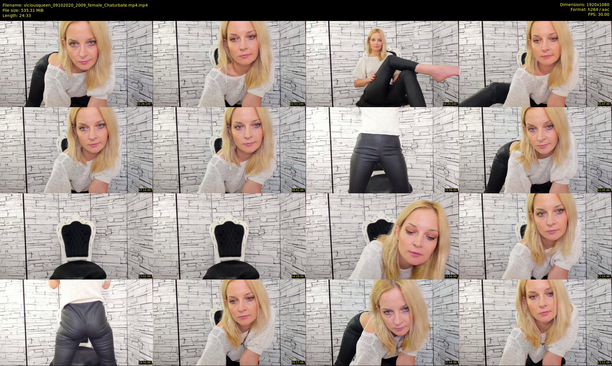 viciousqueen — 25 minute Chaturbate female cam show recording, 1080p, Oct 9, 2020