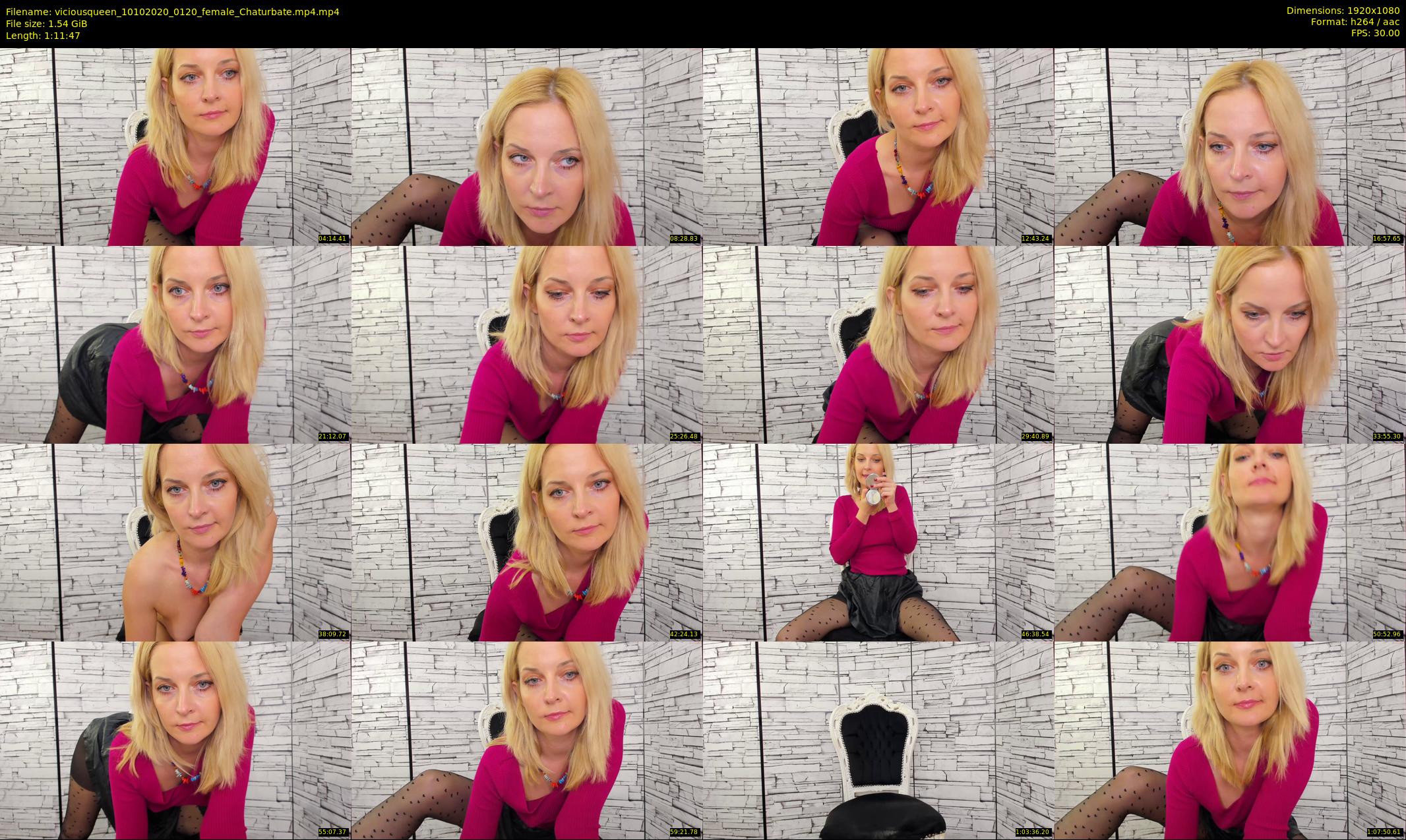 viciousqueen — 72 minute Chaturbate female cam show recording, 1080p, Oct 10, 2020