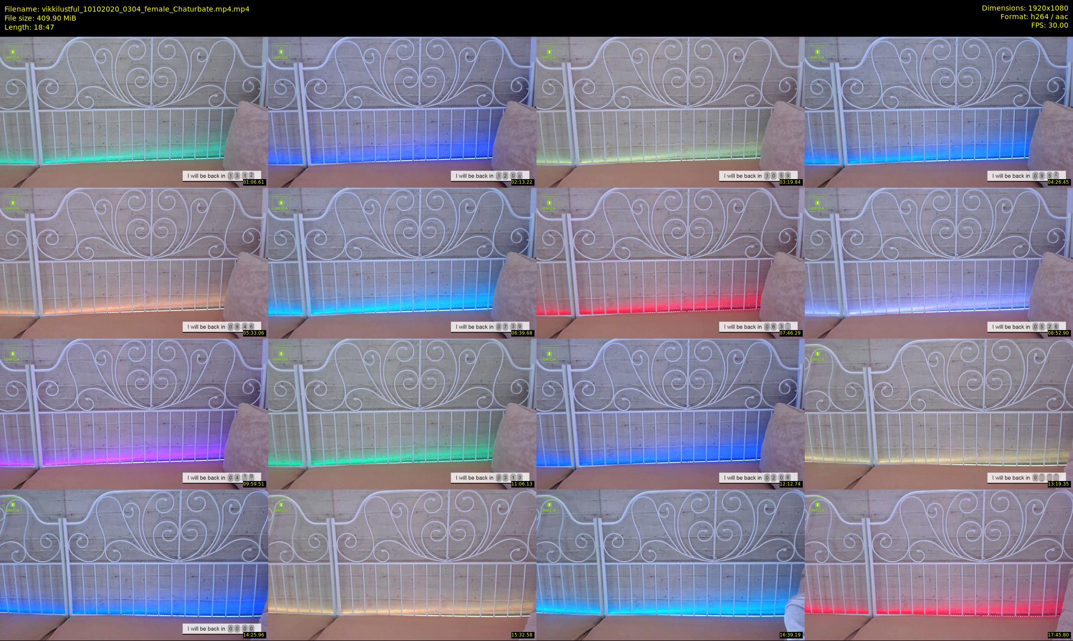 vikkilustful — 19 minute Chaturbate female cam show recording, 1080p, Oct 10, 2020