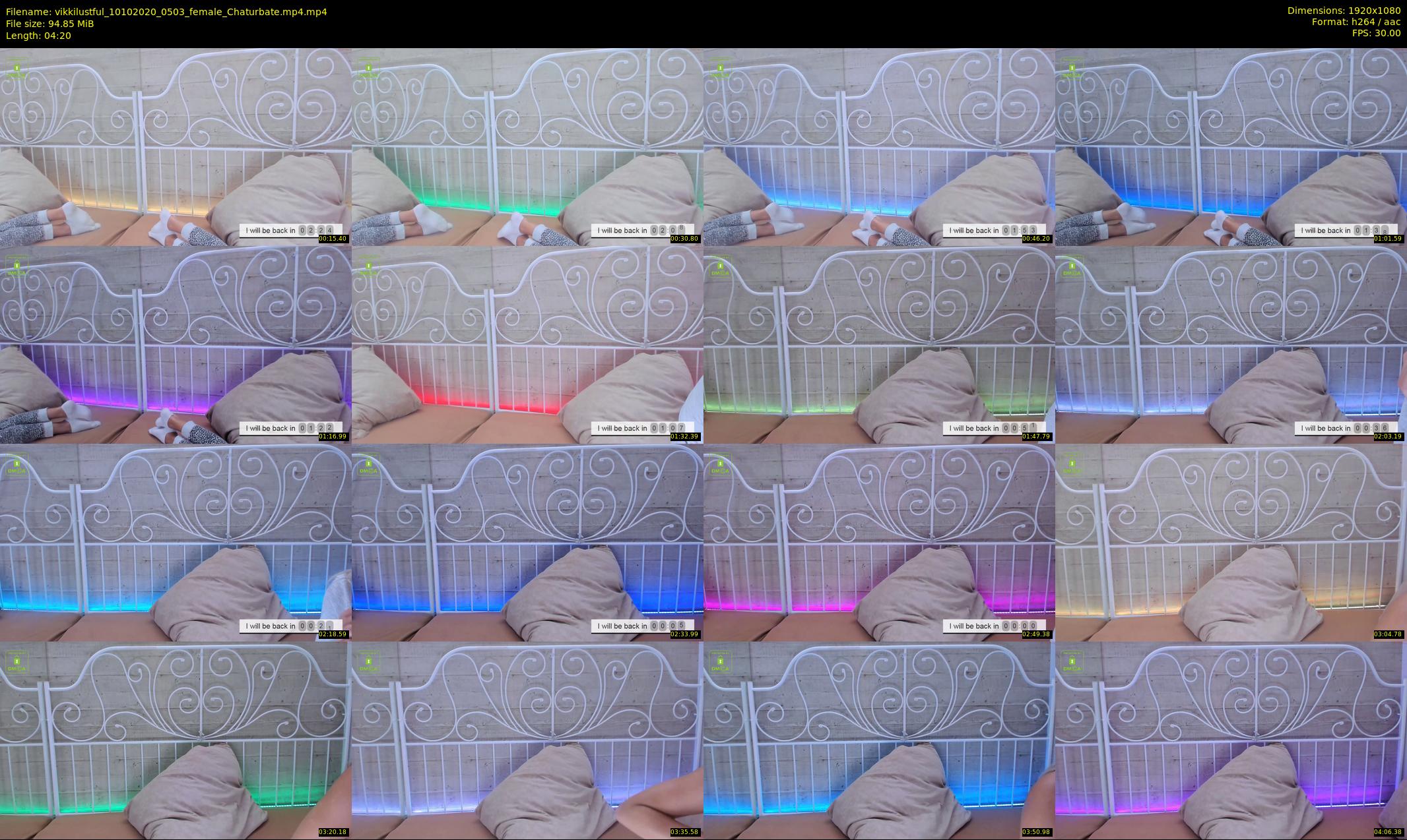 vikkilustful — 5 minute Chaturbate female cam show recording, 1080p, Oct 10, 2020