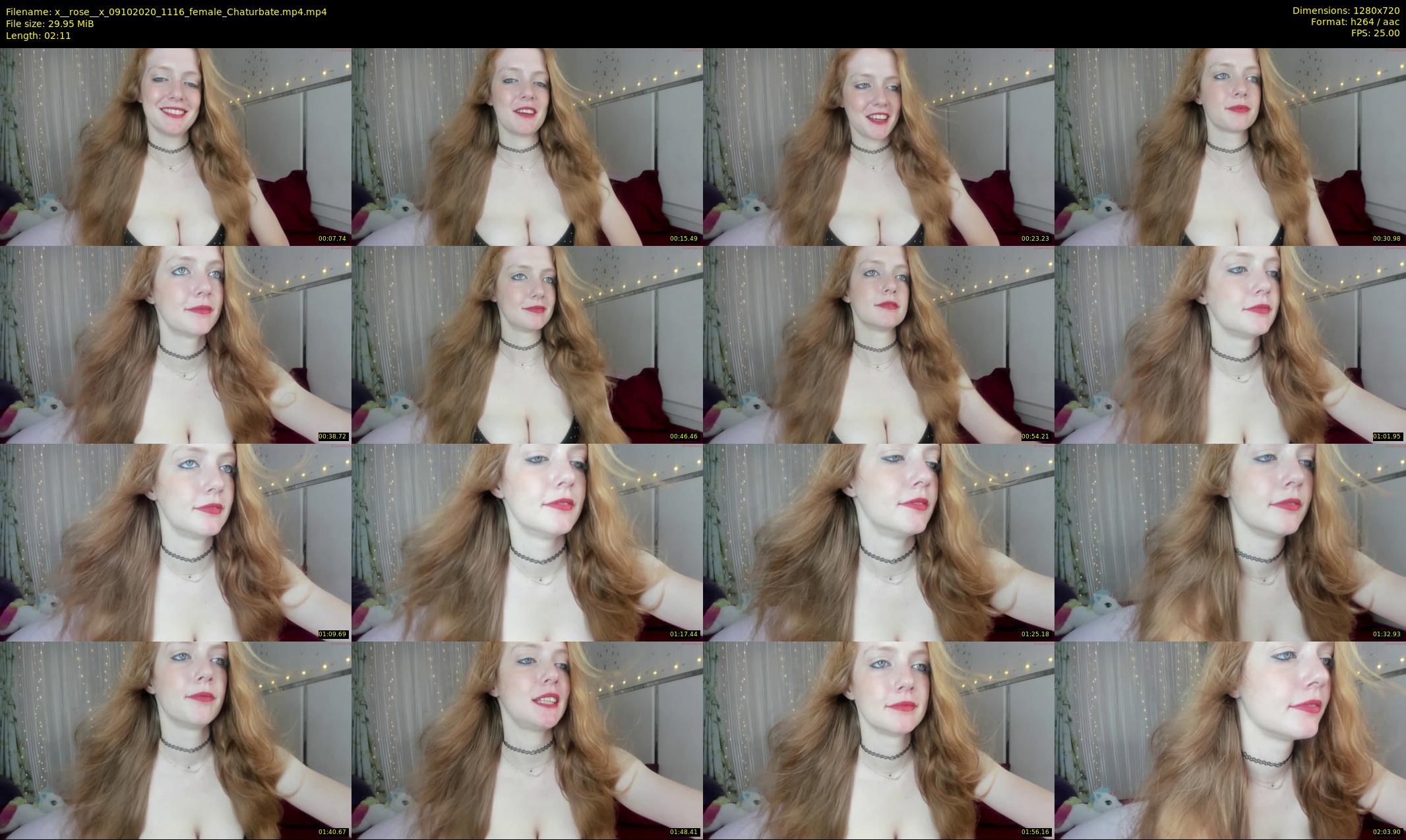 x__rose__x — 3 minute Chaturbate female cam show recording, 720p, Oct 9, 2020