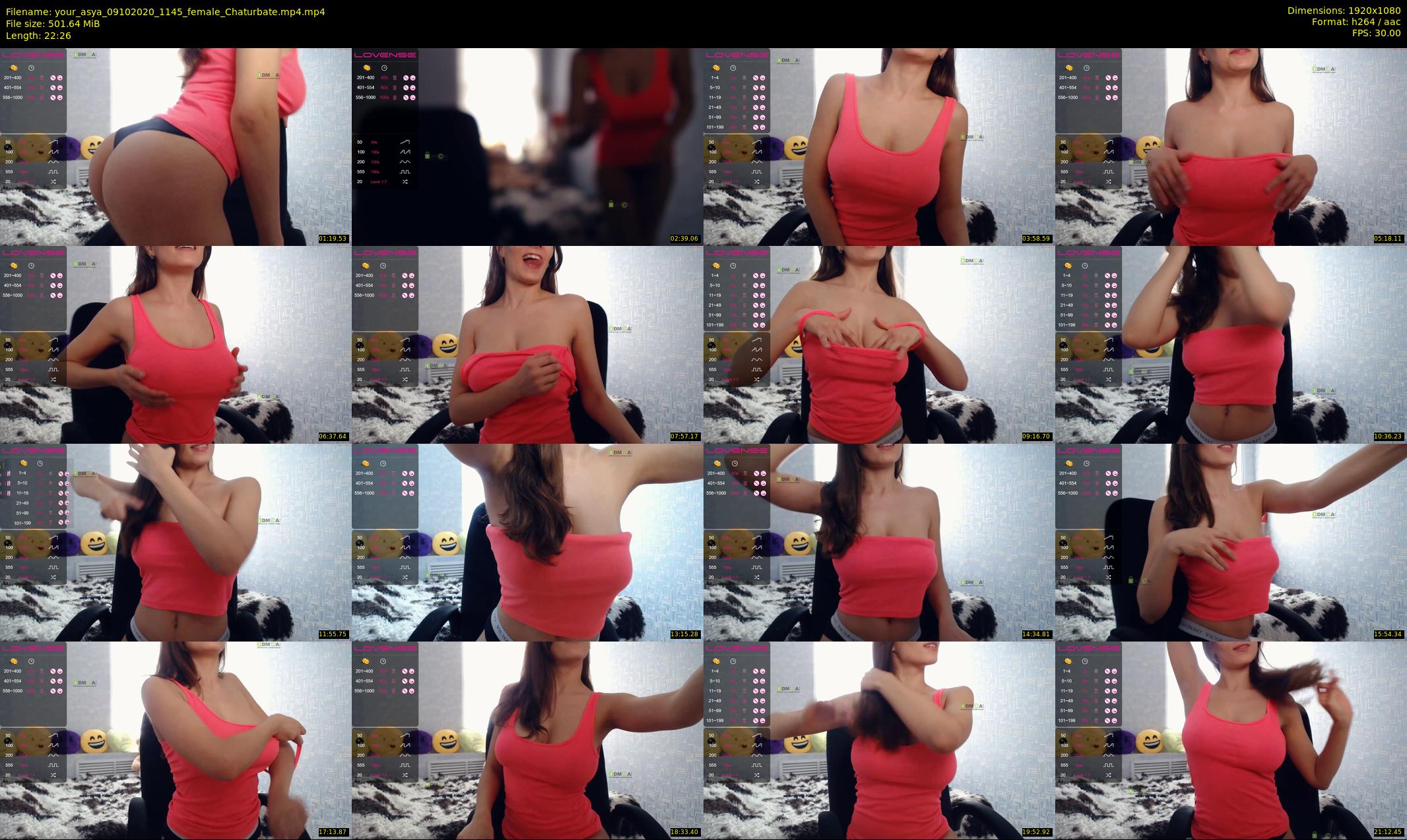 your_asya — 23 minute Chaturbate female cam show recording, 1080p, Oct 9, 2020