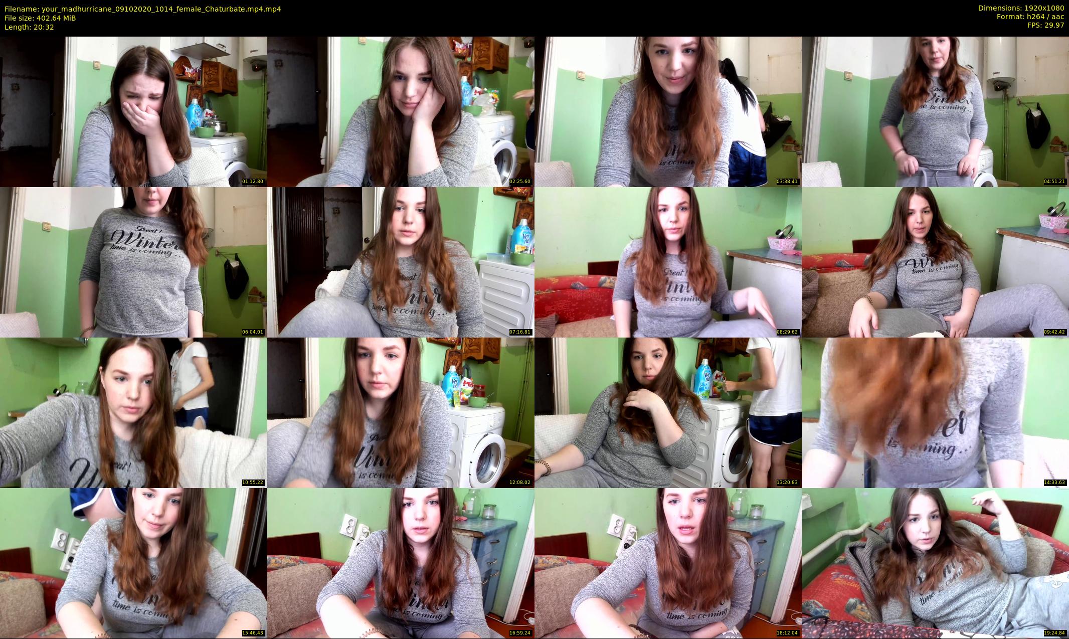 your_madhurricane — 21 minute Chaturbate female cam show recording, 1080p, Oct 9, 2020
