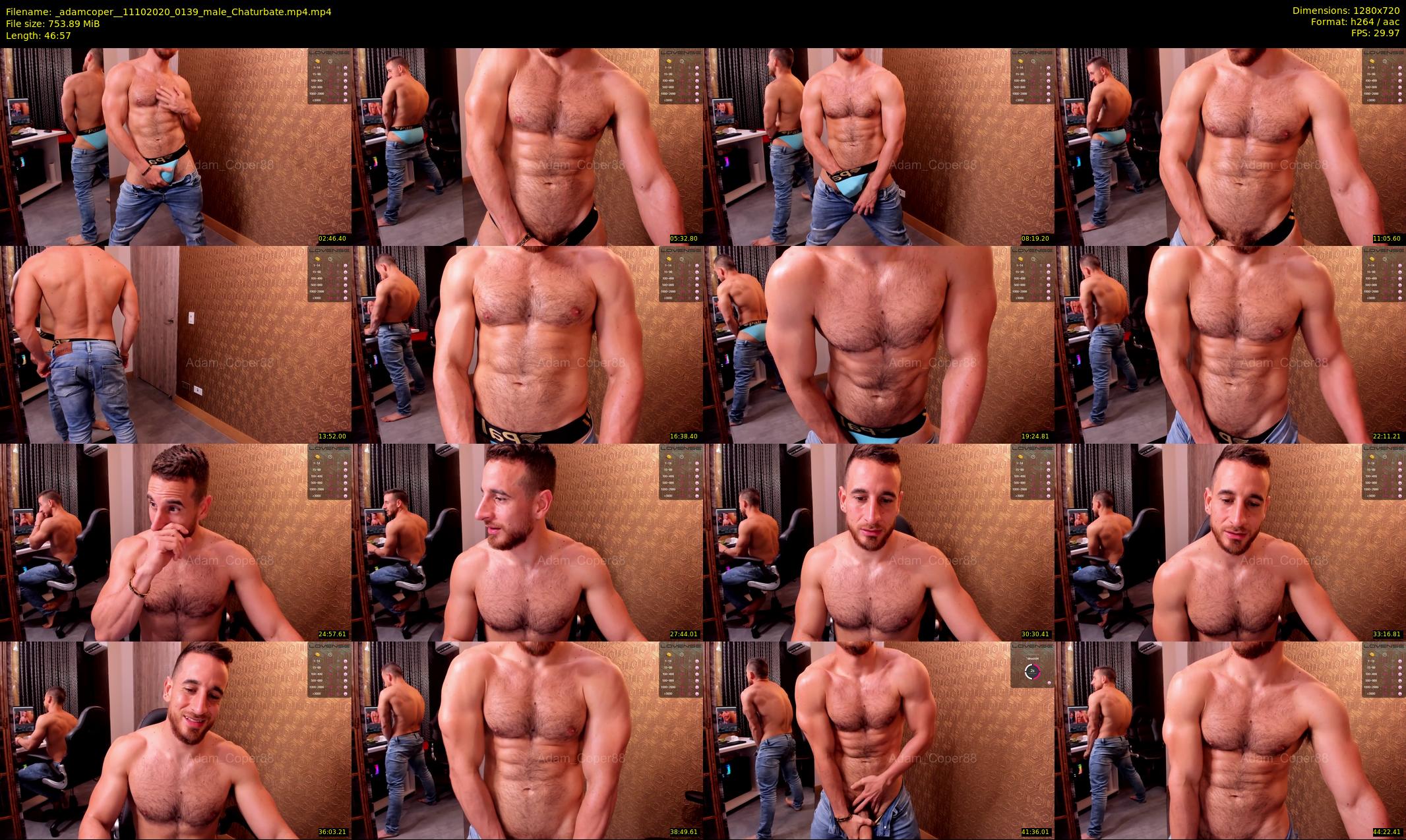 _adamcoper_ — 47 minute Chaturbate male cam show recording, 720p, Oct 11, 2020