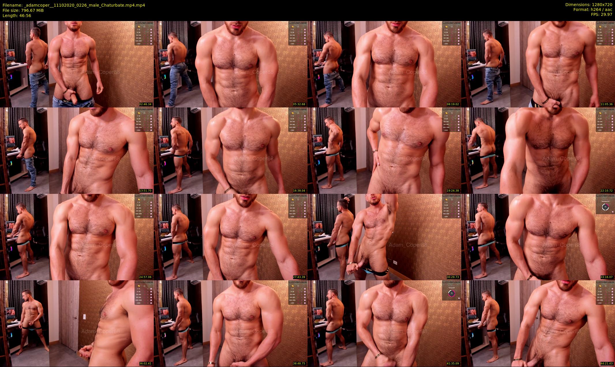 _adamcoper_ — 47 minute Chaturbate male cam show recording, 720p, Oct 11, 2020