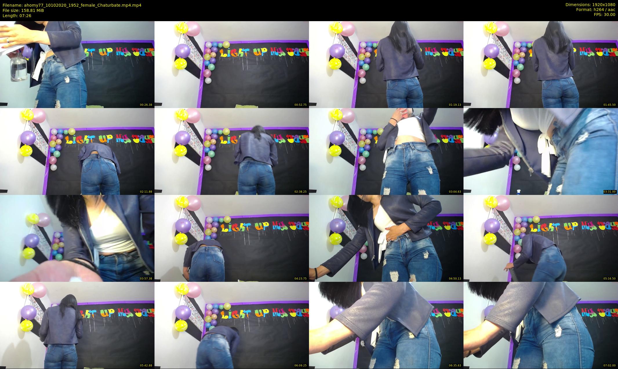 ahomy77 — 8 minute Chaturbate female cam show recording, 1080p, Oct 10, 2020