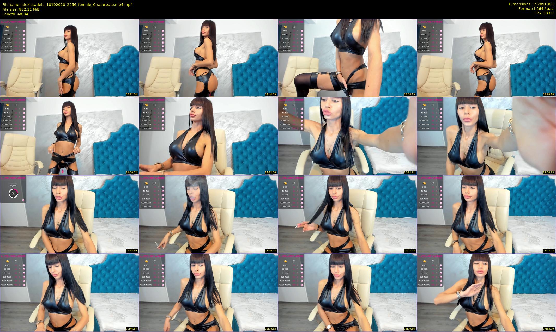 alexissadele — 41 minute Chaturbate female cam show recording, 1080p, Oct 10, 2020