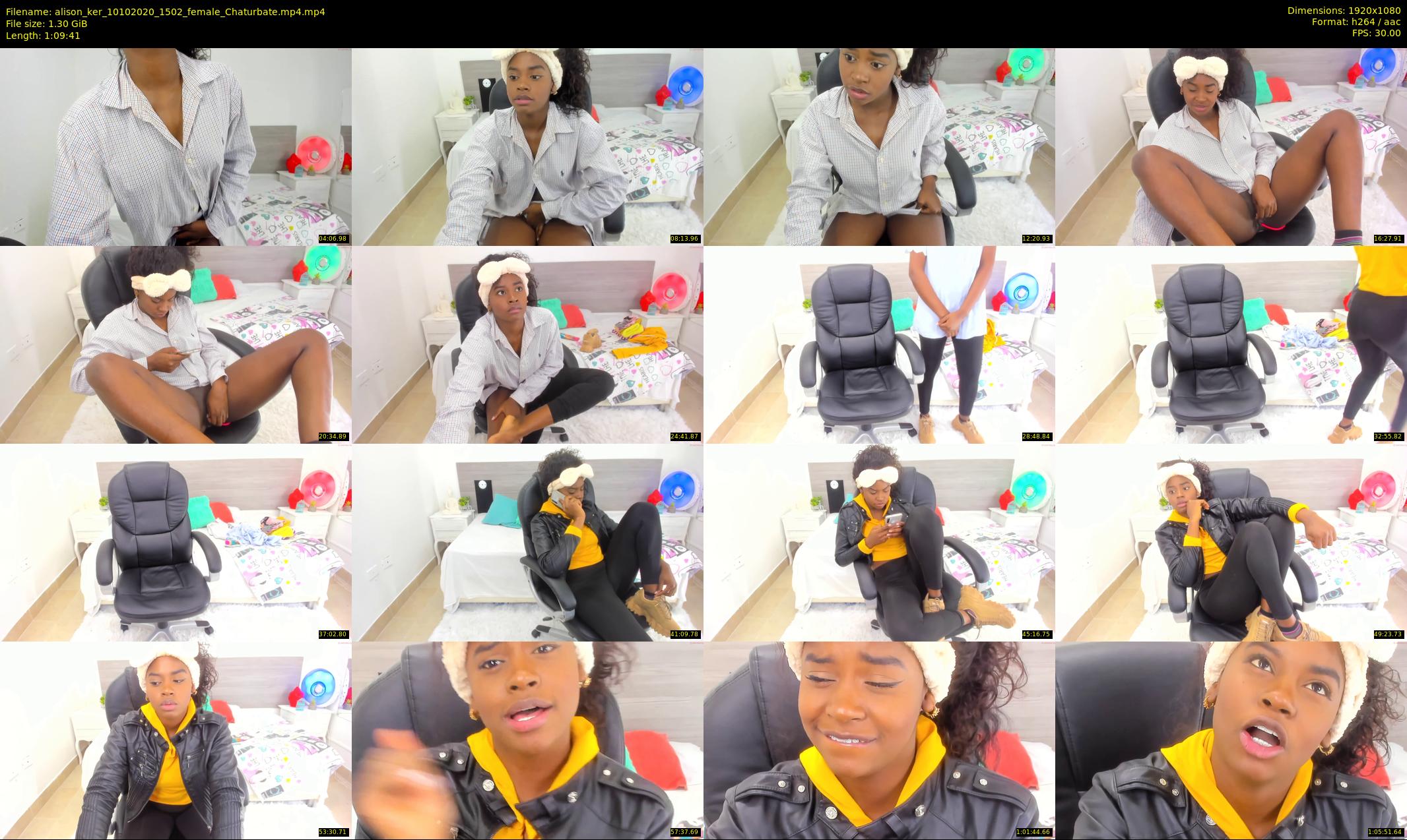 alison_ker — 70 minute Chaturbate female cam show recording, 1080p, Oct 10, 2020
