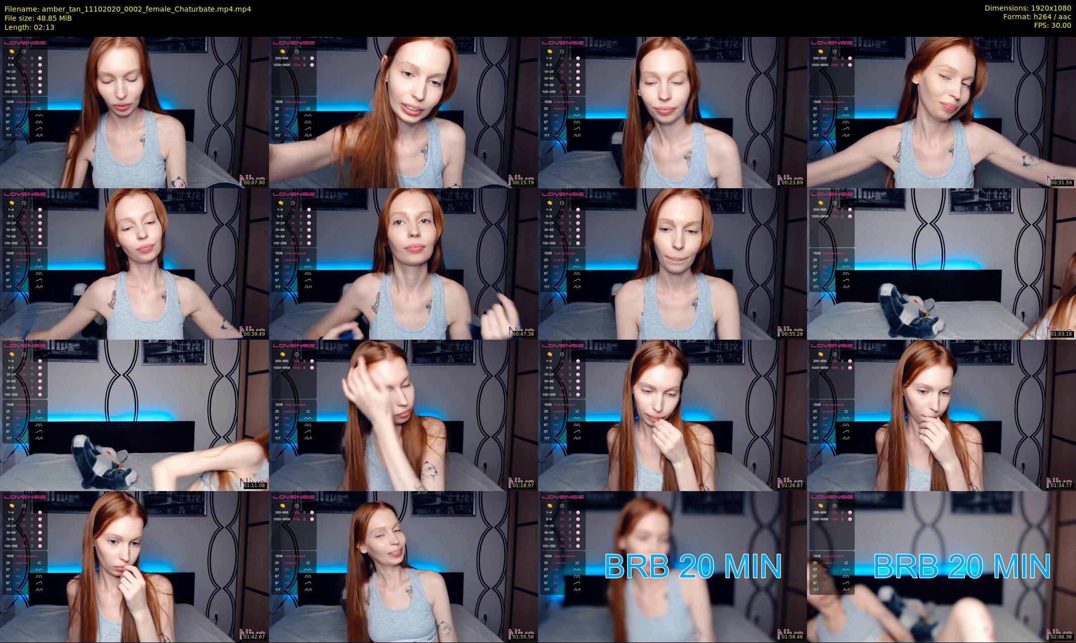 amber_tan — 3 minute Chaturbate female cam show recording, 1080p, Oct 11, 2020