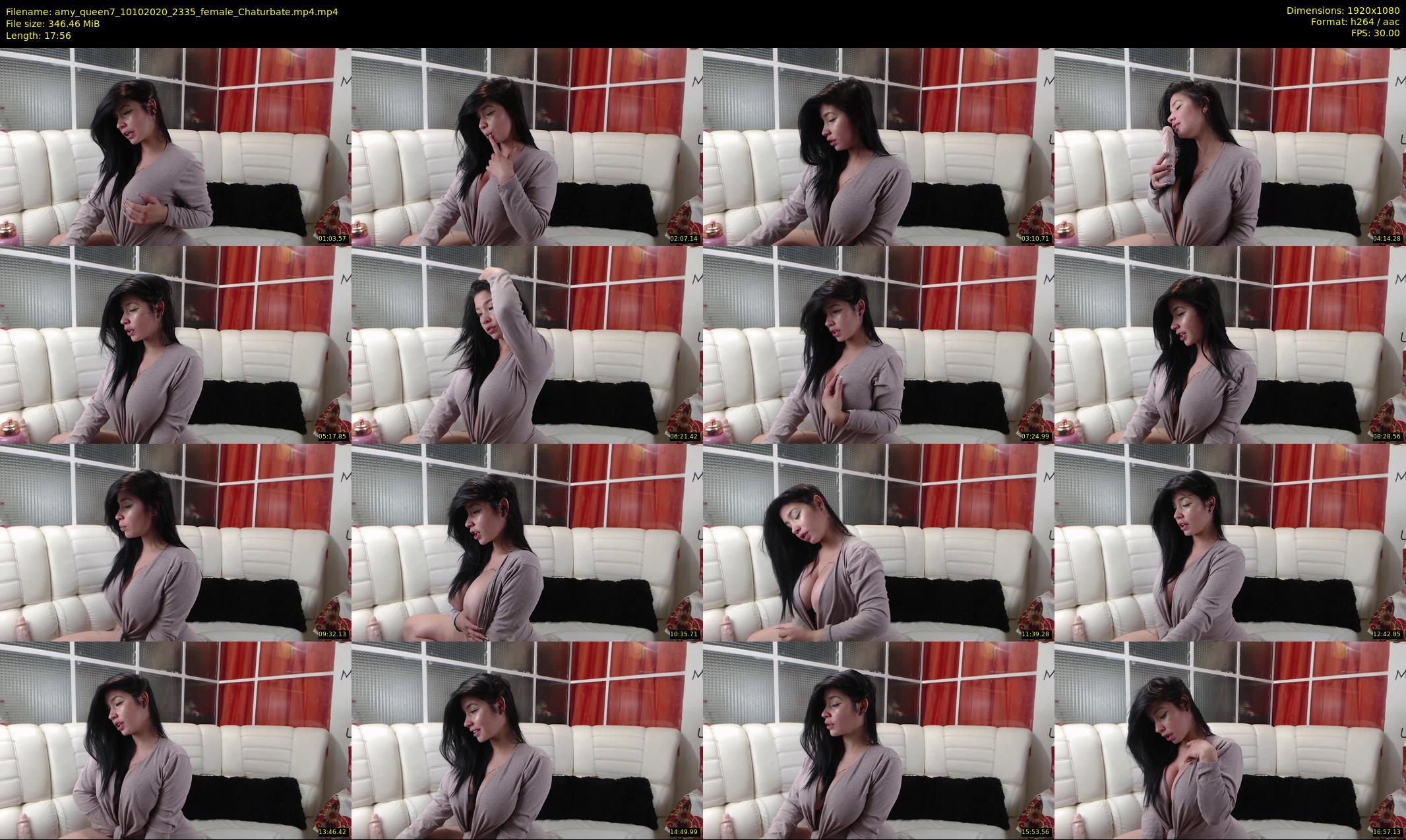 amy_queen7 — 18 minute Chaturbate female cam show recording, 1080p, Oct 10, 2020