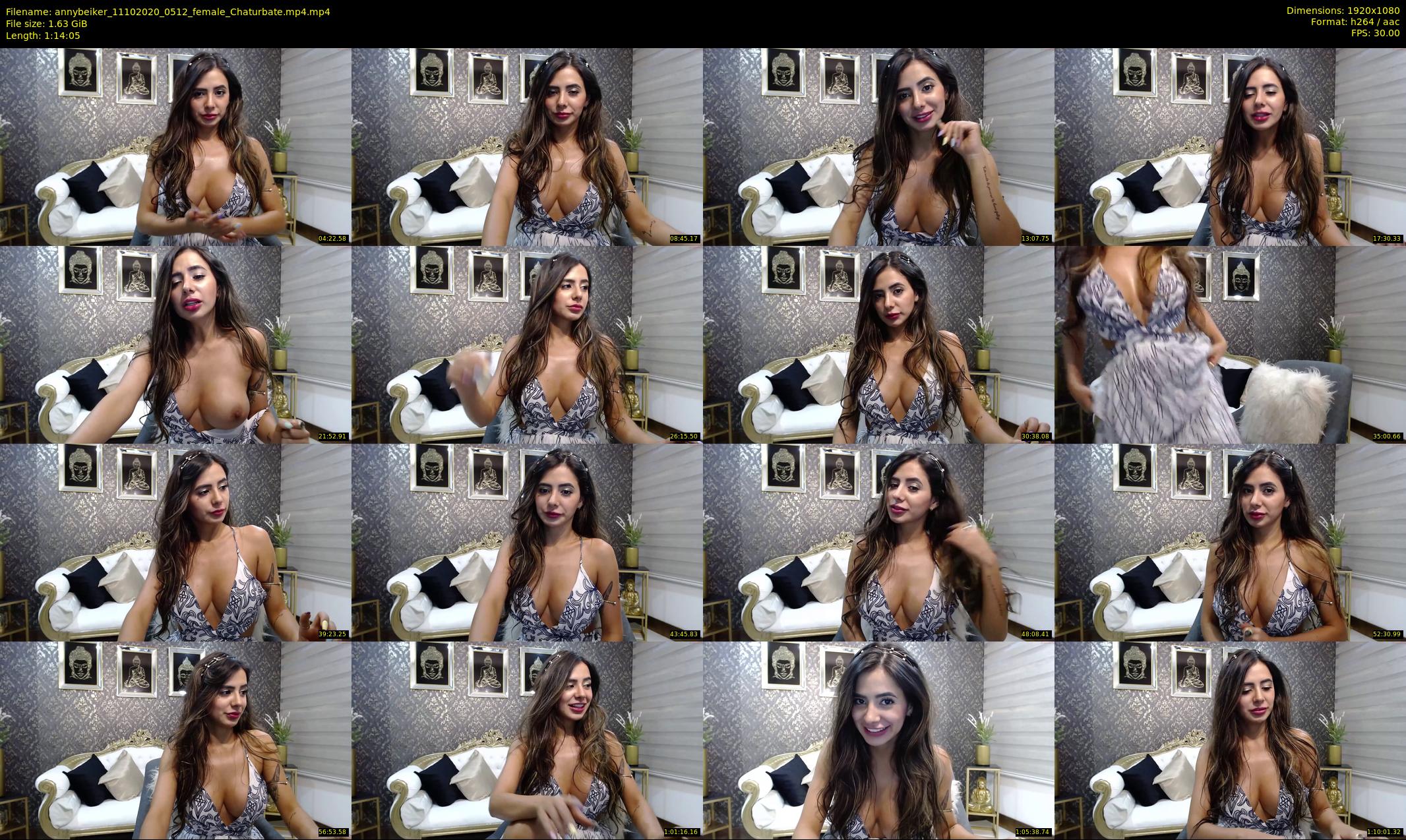 annybeiker — 75 minute Chaturbate female cam show recording, 1080p, Oct 11, 2020