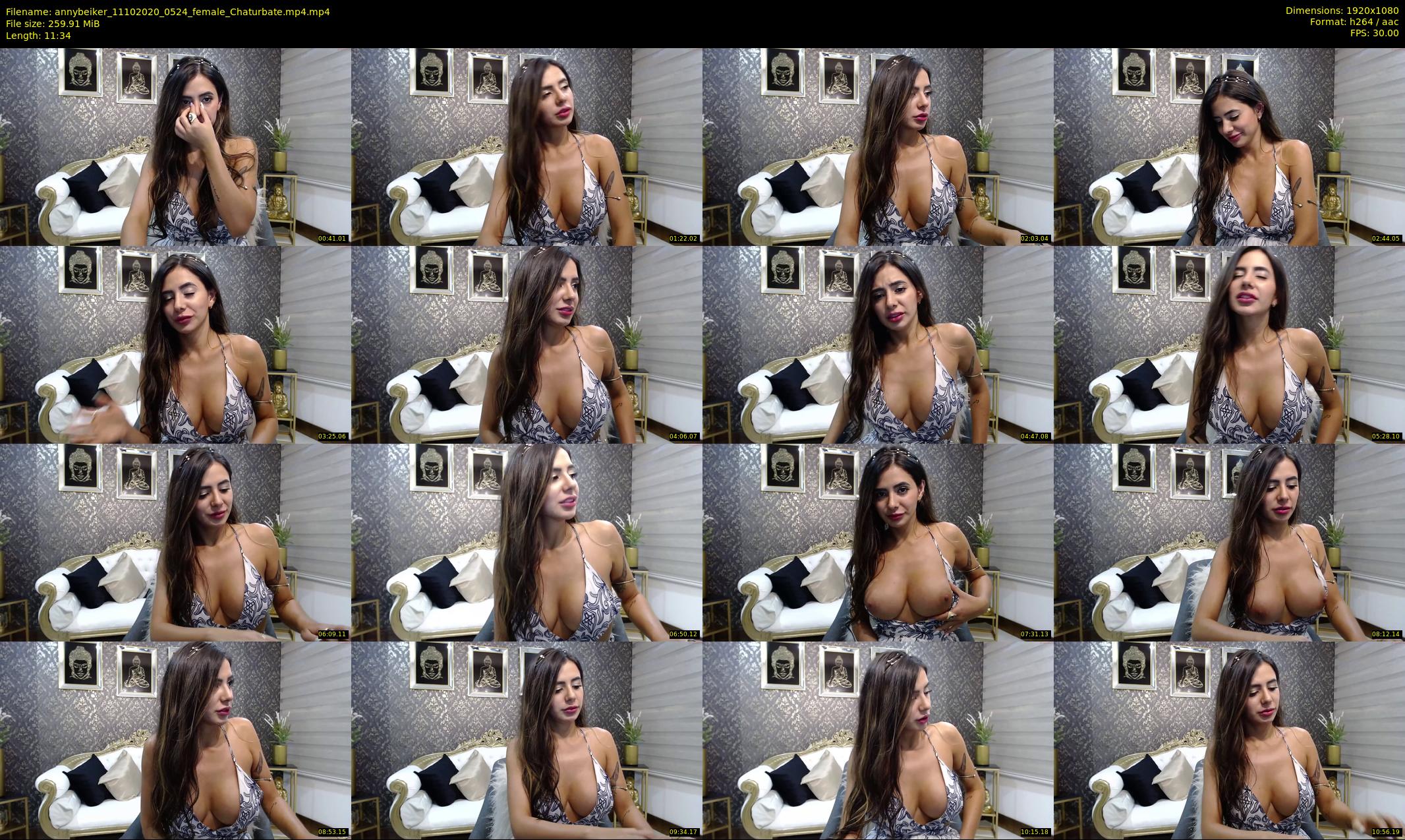 annybeiker — 12 minute Chaturbate female cam show recording, 1080p, Oct 11, 2020