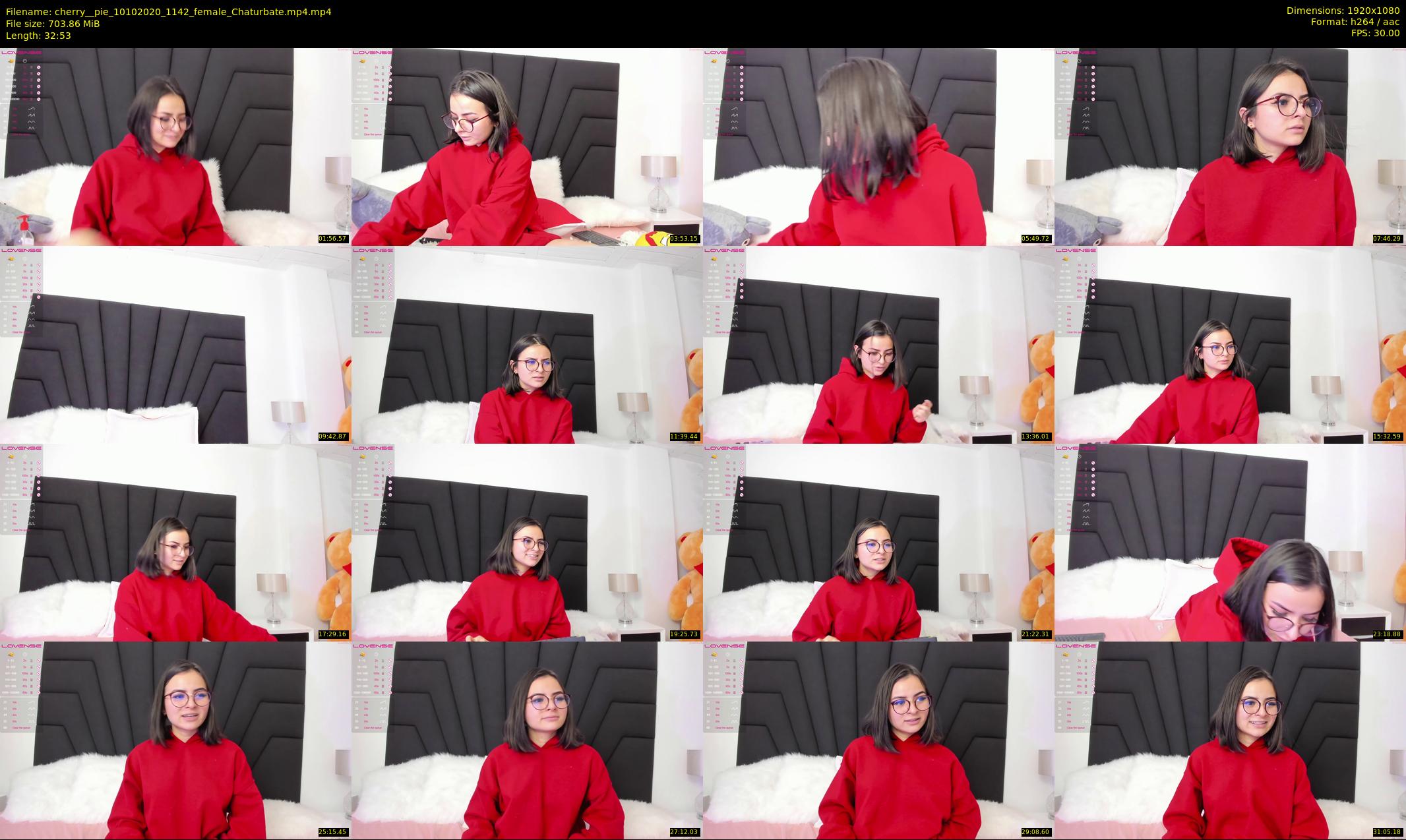 cherry__pie — 33 minute Chaturbate female cam show recording, 1080p, Oct 10, 2020
