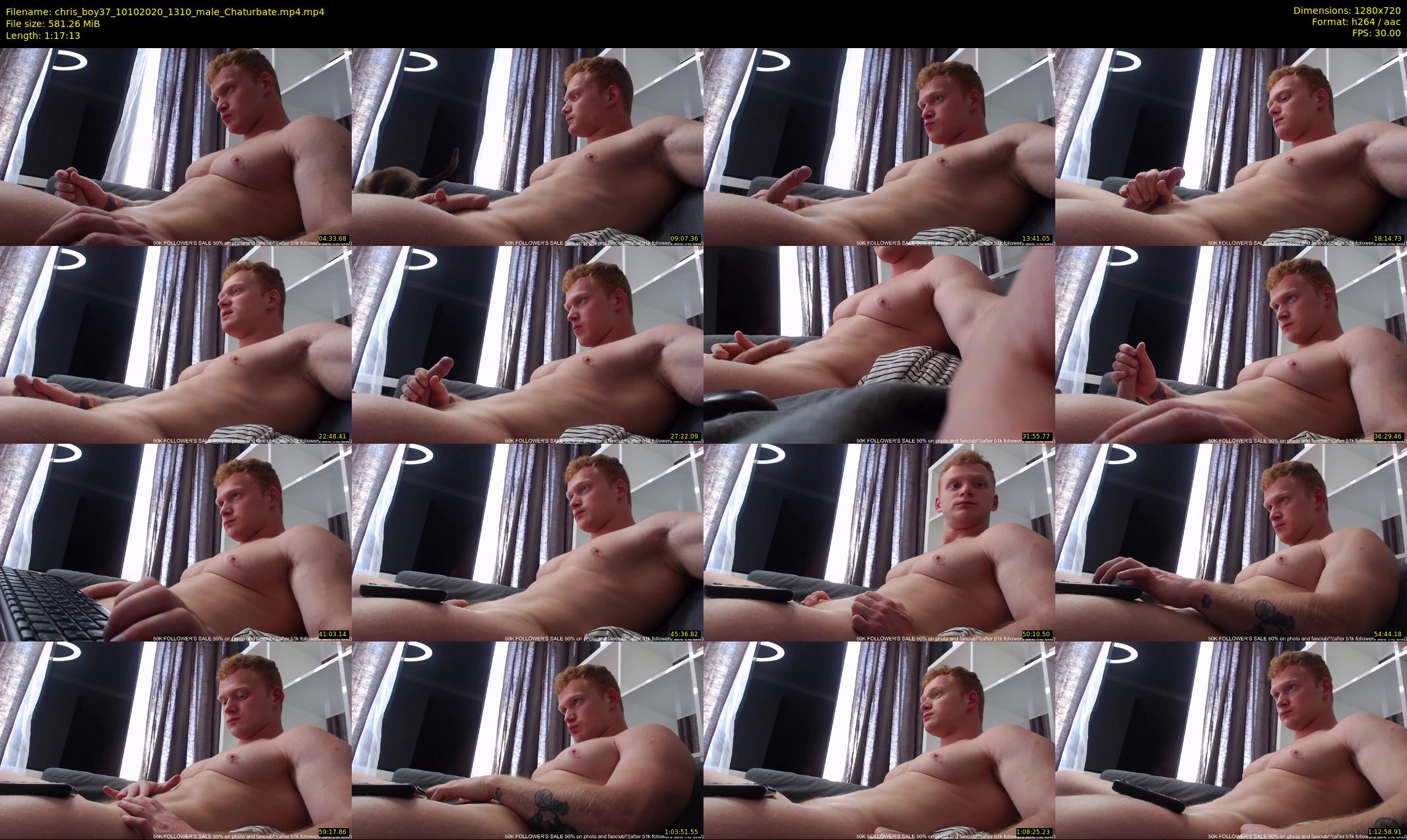 chris_boy37 — 78 minute Chaturbate male cam show recording, 720p, Oct 10, 2020