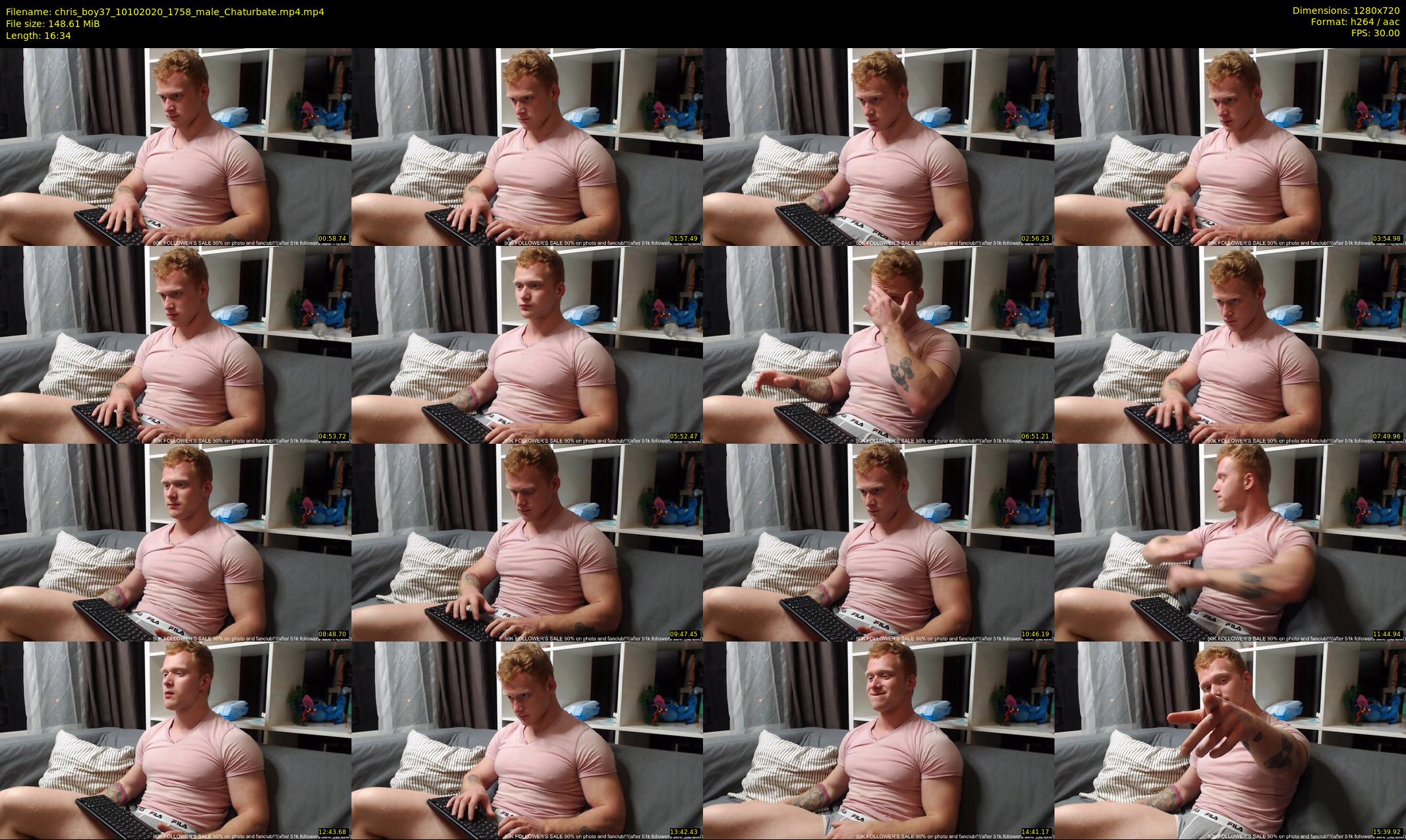 chris_boy37 — 17 minute Chaturbate male cam show recording, 720p, Oct 10, 2020