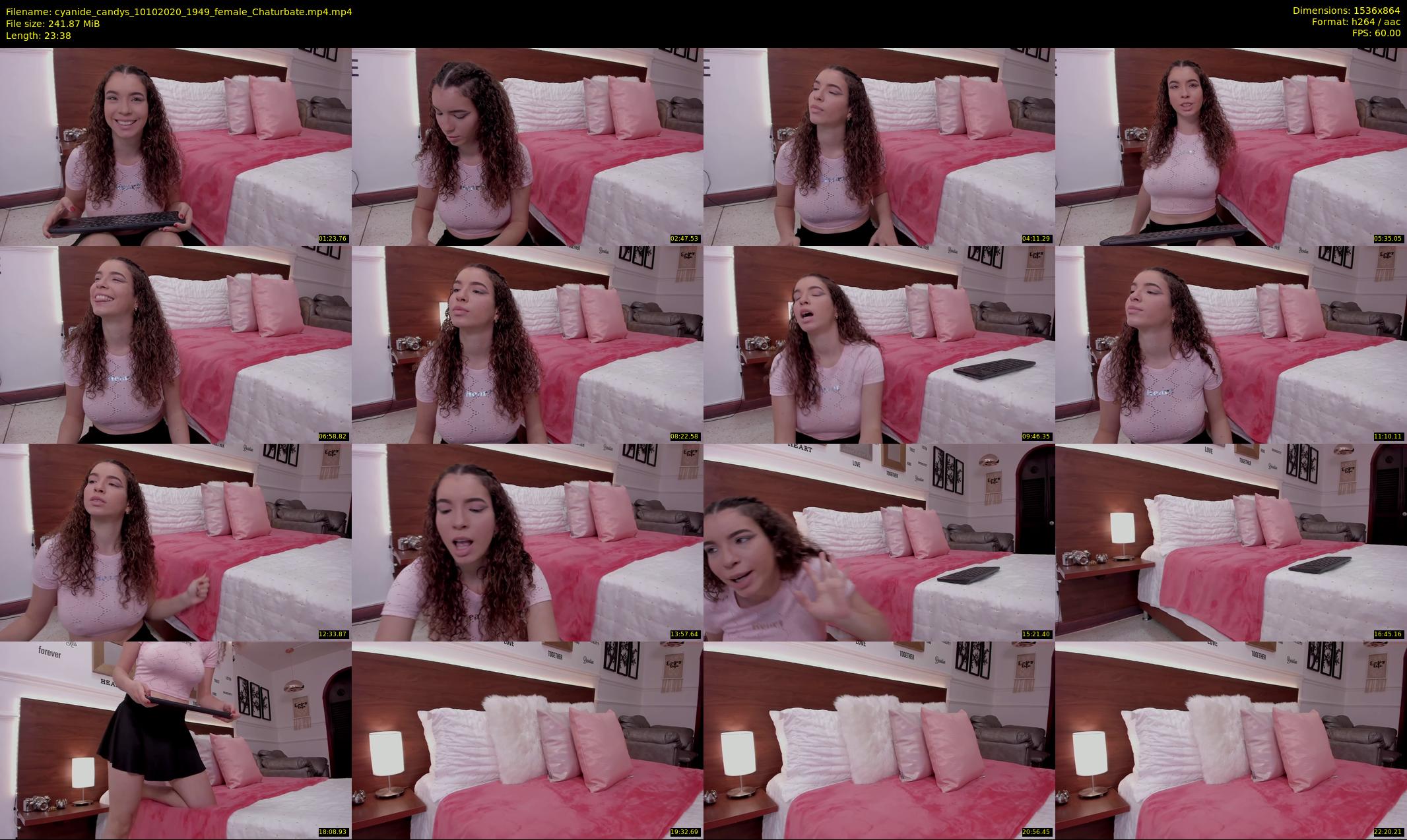 cyanide_candys — 24 minute Chaturbate female cam show recording, 720p, Oct 10, 2020