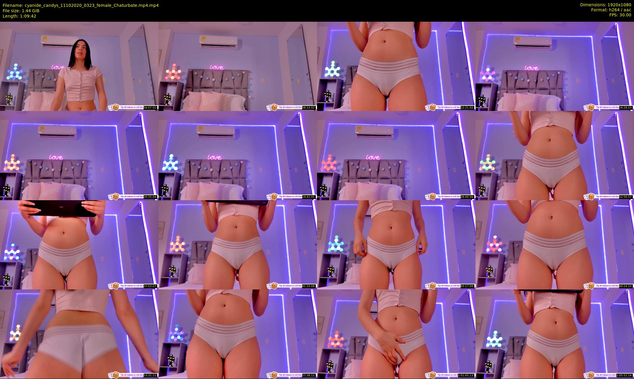 cyanide_candys — 70 minute Chaturbate female cam show recording, 1080p, Oct 11, 2020