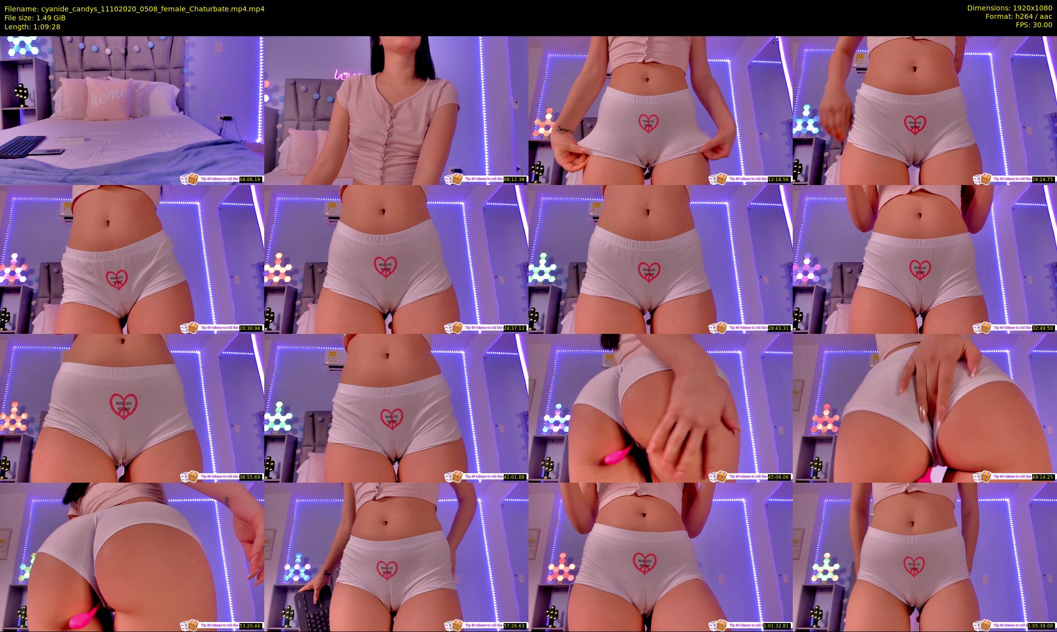 cyanide_candys — 70 minute Chaturbate female cam show recording, 1080p, Oct 11, 2020