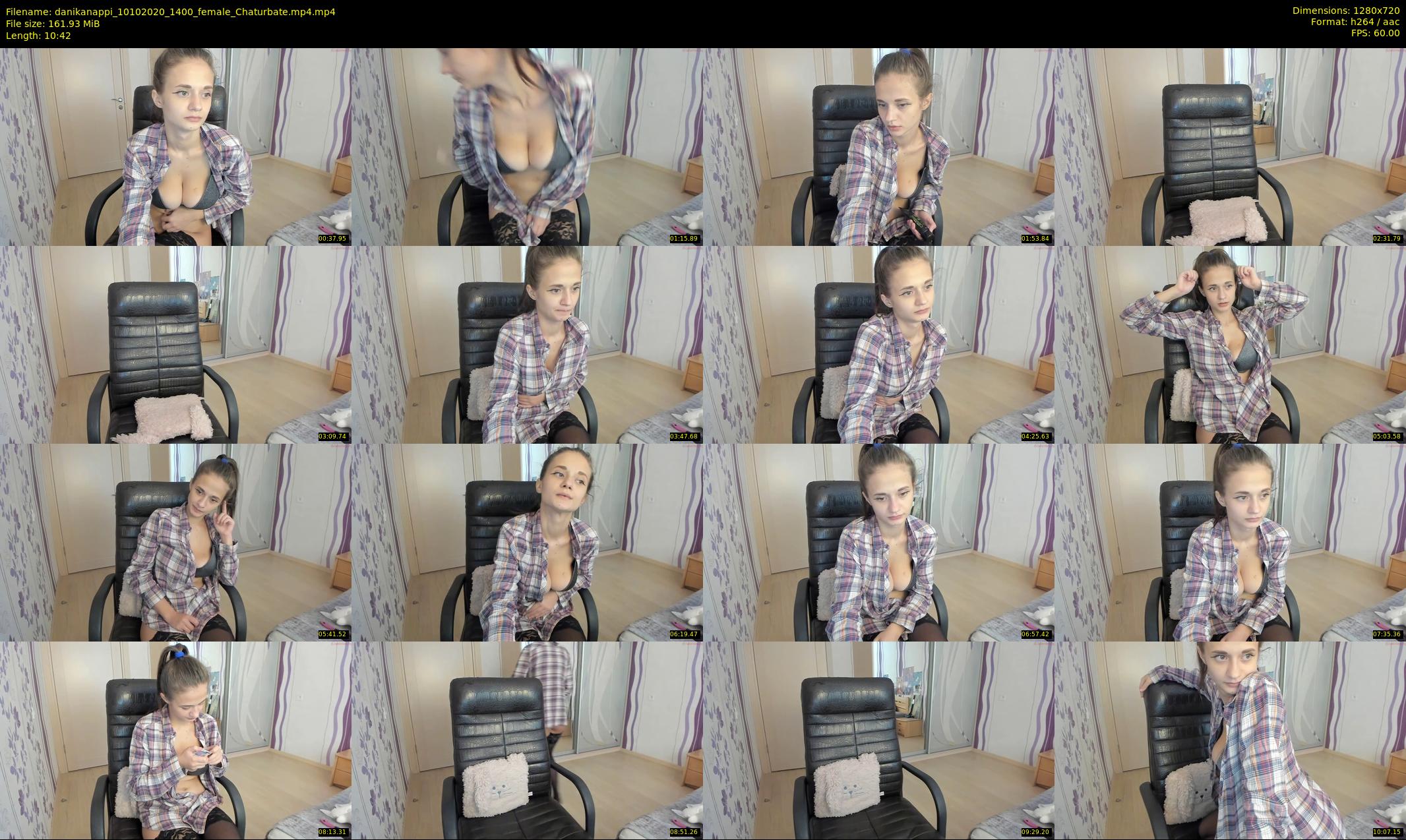 danikanappi — 11 minute Chaturbate female cam show recording, 720p, Oct 10, 2020